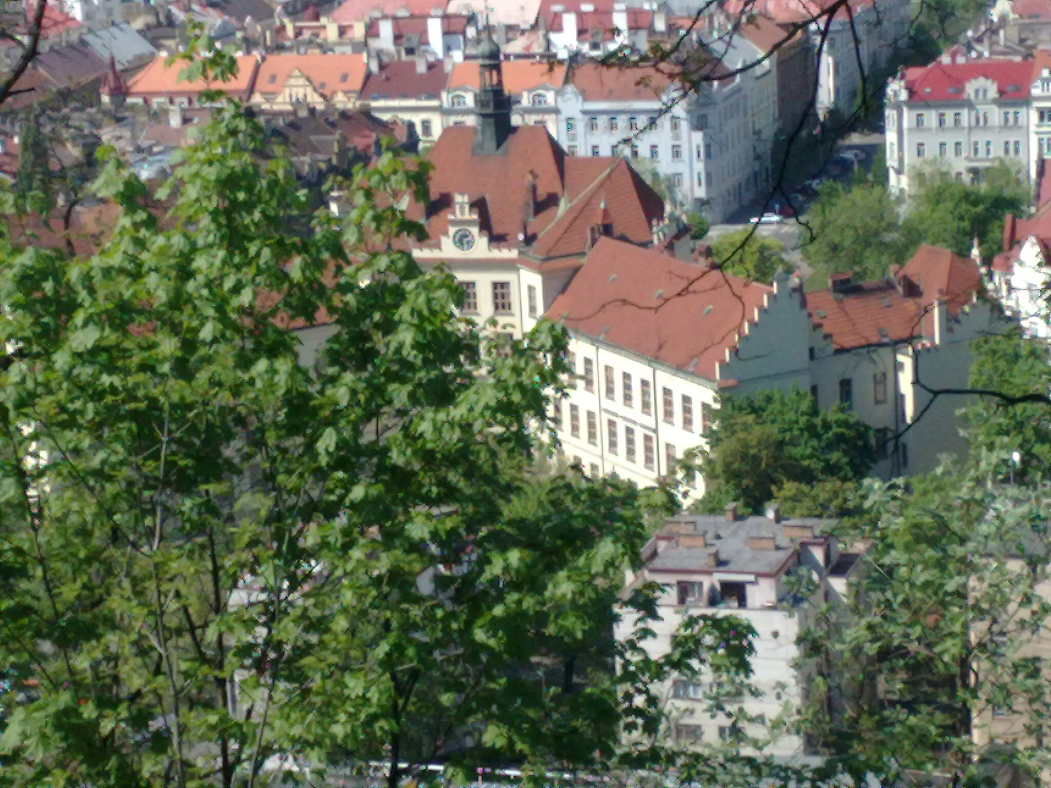 Photo showing: Praha, Zizkov, view from Vitkov hill