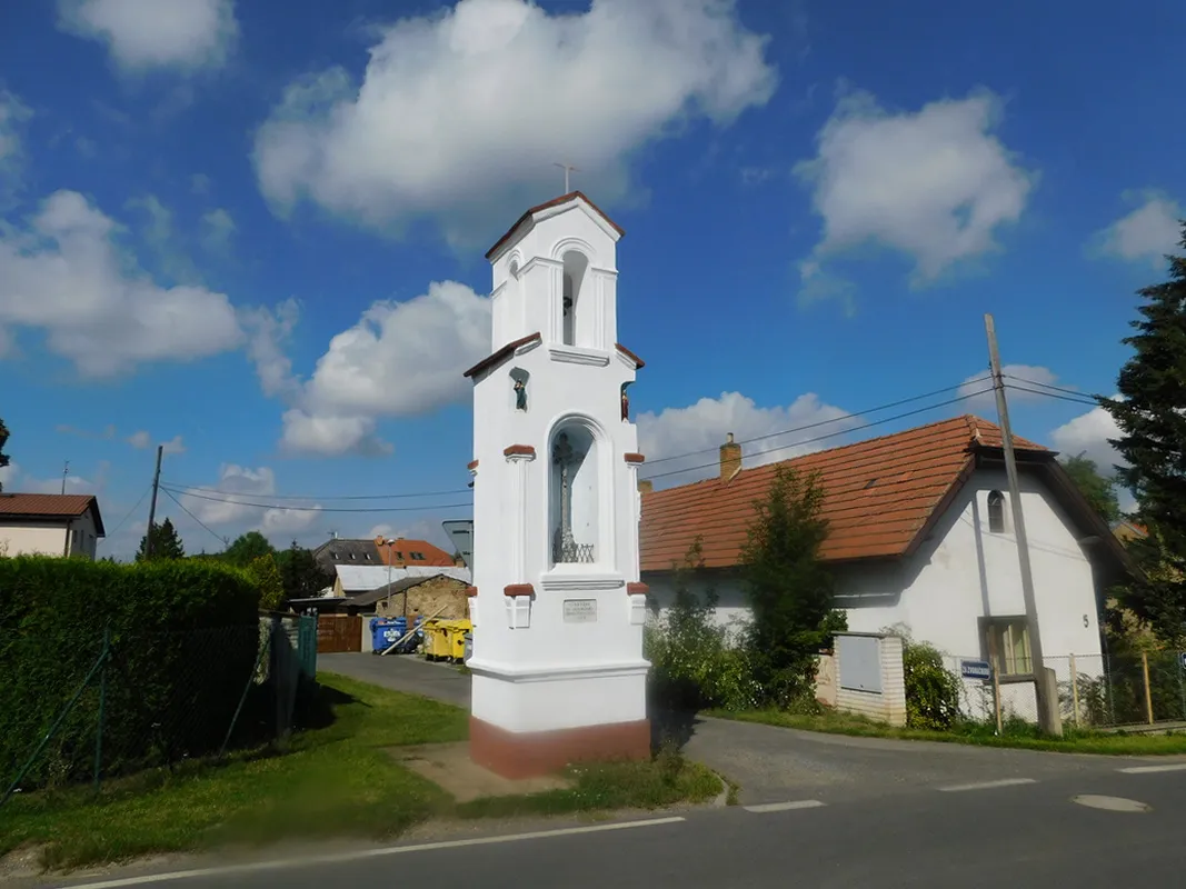 Photo showing: Bell tower in Horoušany in Prague-East District – entry no. 40191.