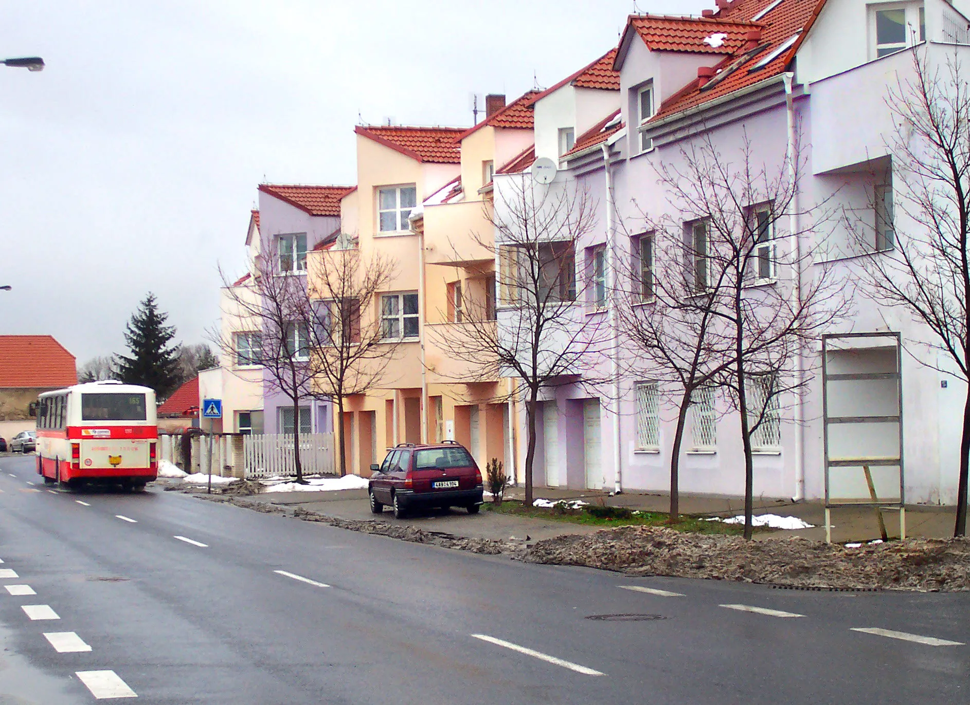 Photo showing: New houses at Šeberov, Prague