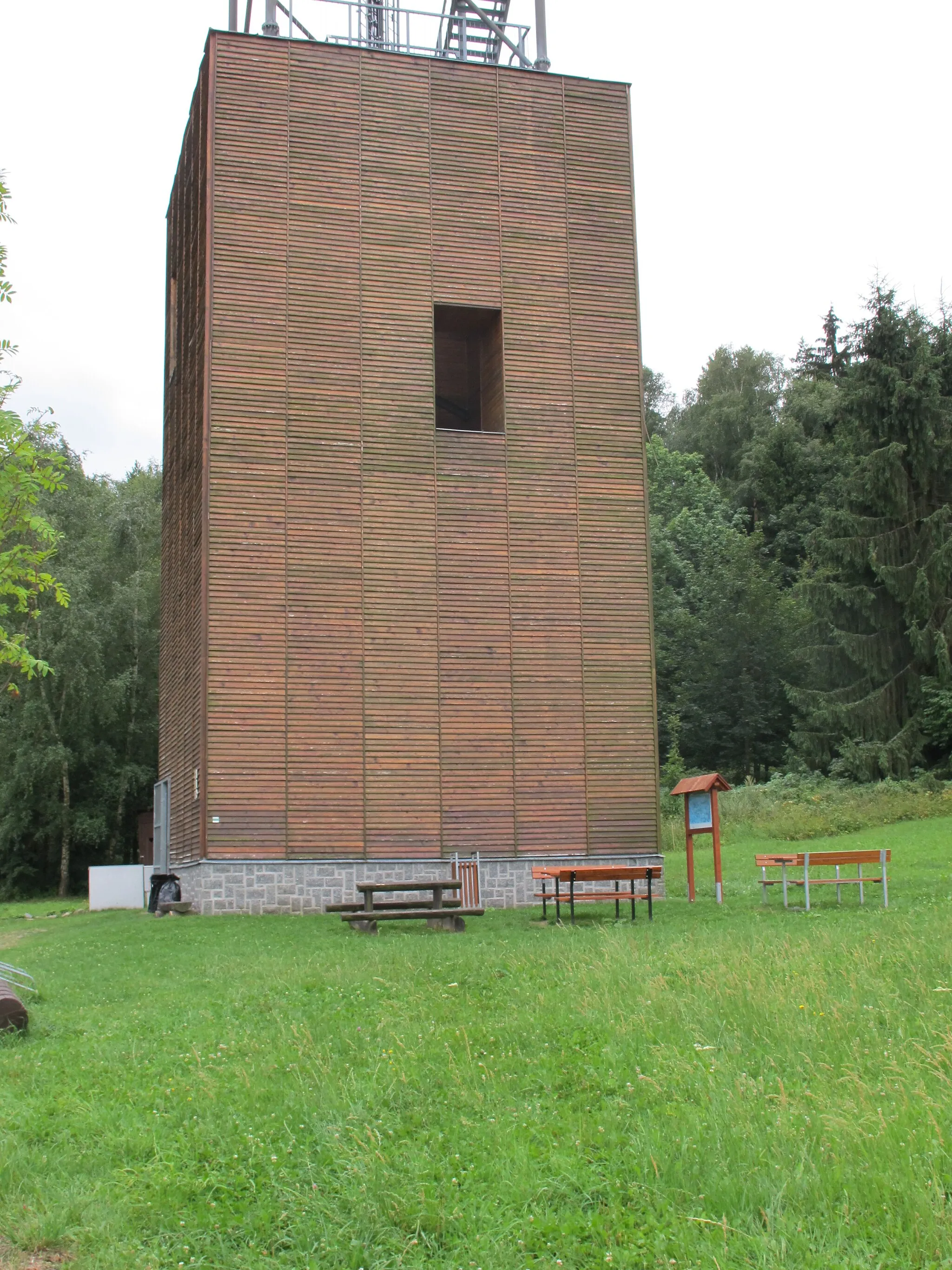 Photo showing: Rozhledna na Zuberském vrchu.