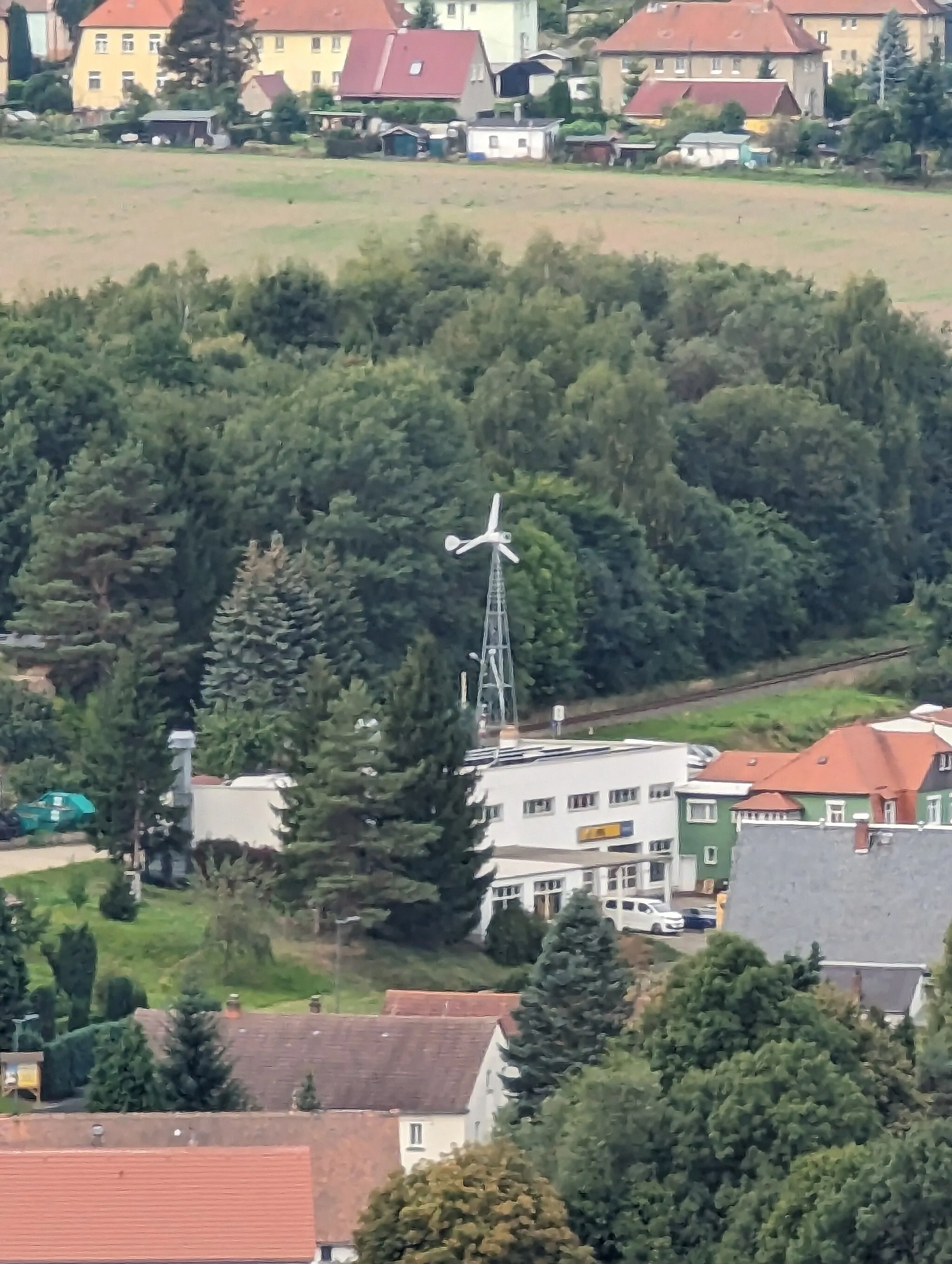 Photo showing: Kleinwindkraftanlage in Heinewalde
