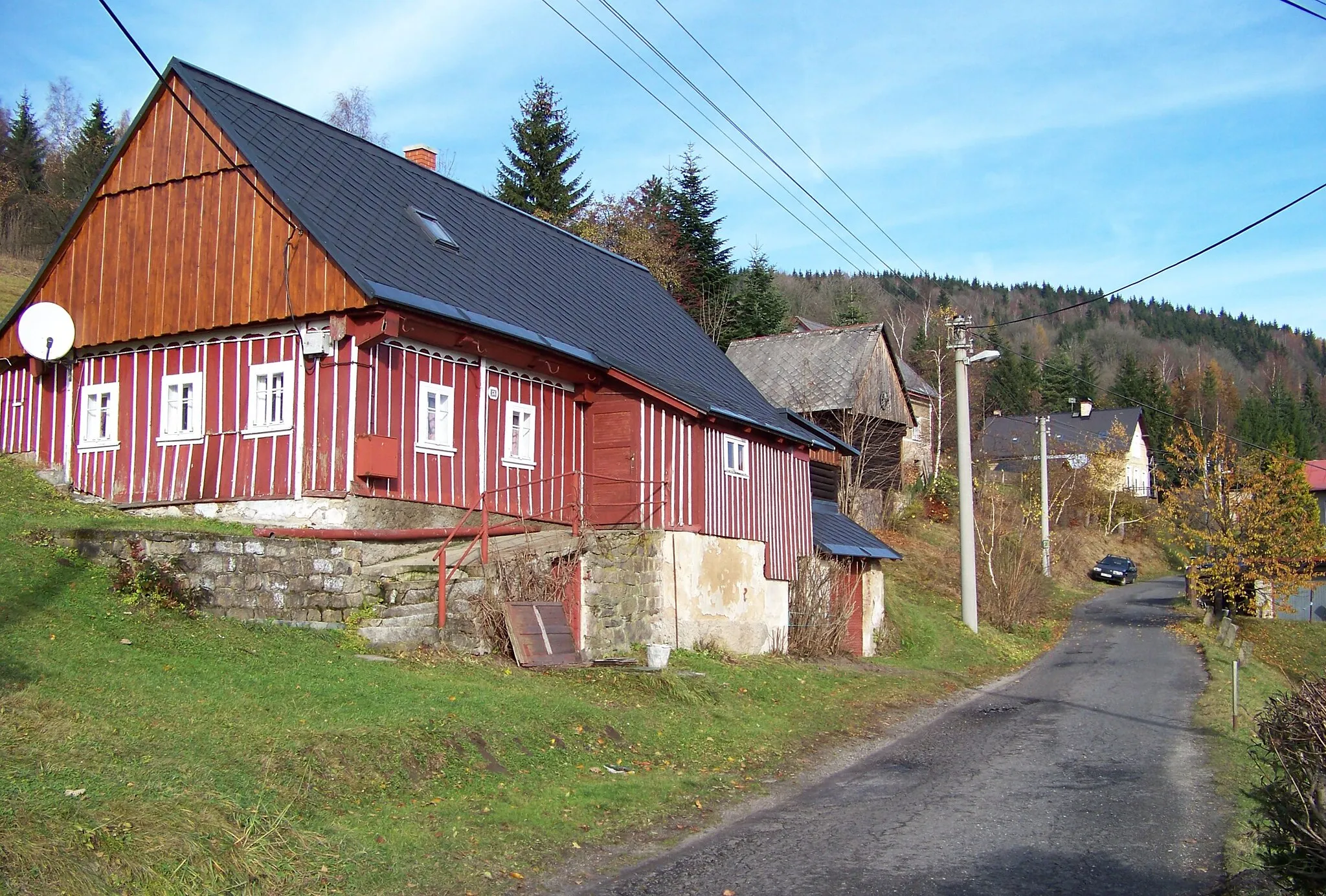 Photo showing: Tanvald-Český Šumburk, Jablonec nad Nisou District, Liberec Region, the Czech Republic.