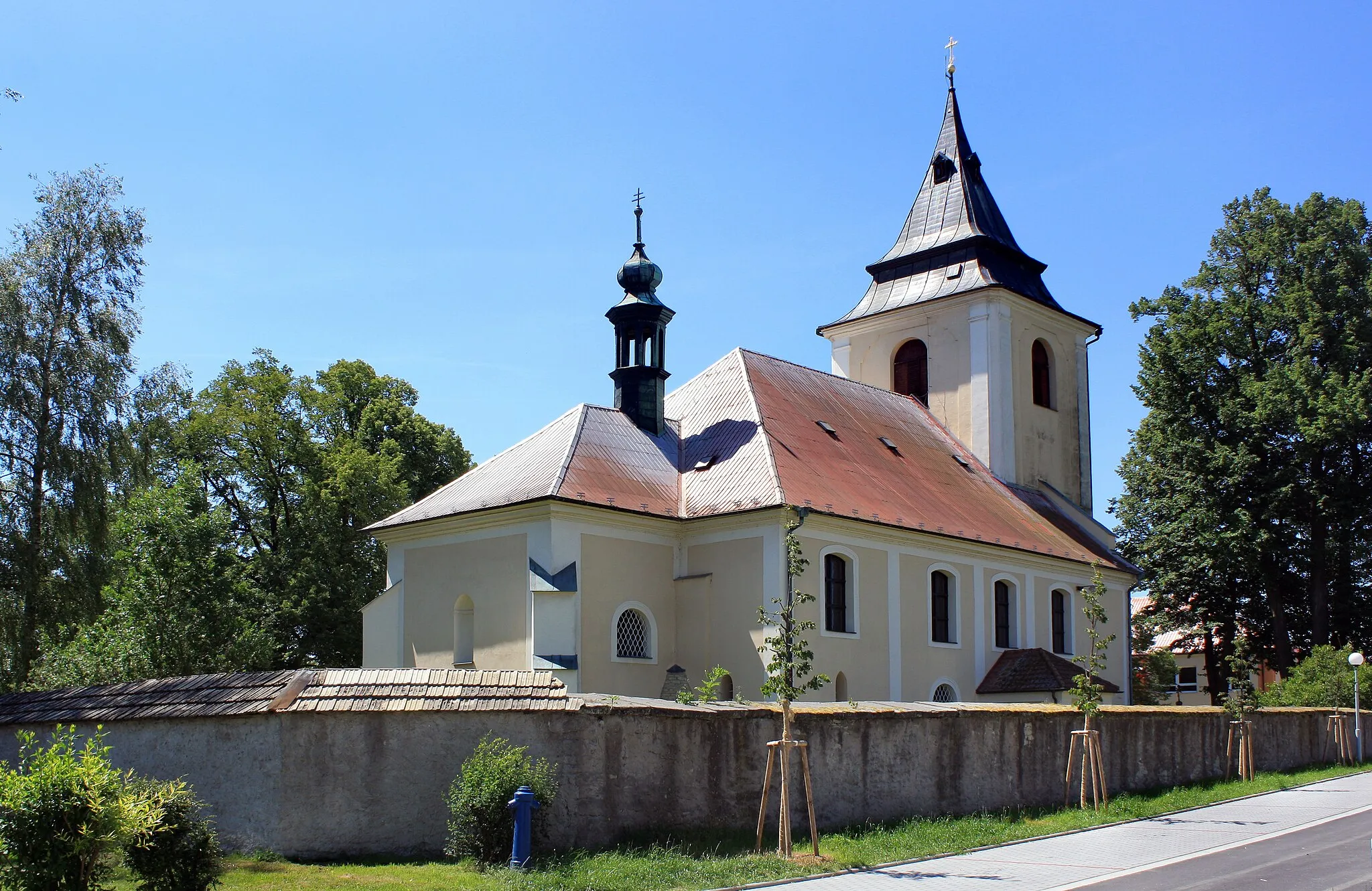 Photo showing: Saint Nicholas Church in Sebranice, Czech Republic