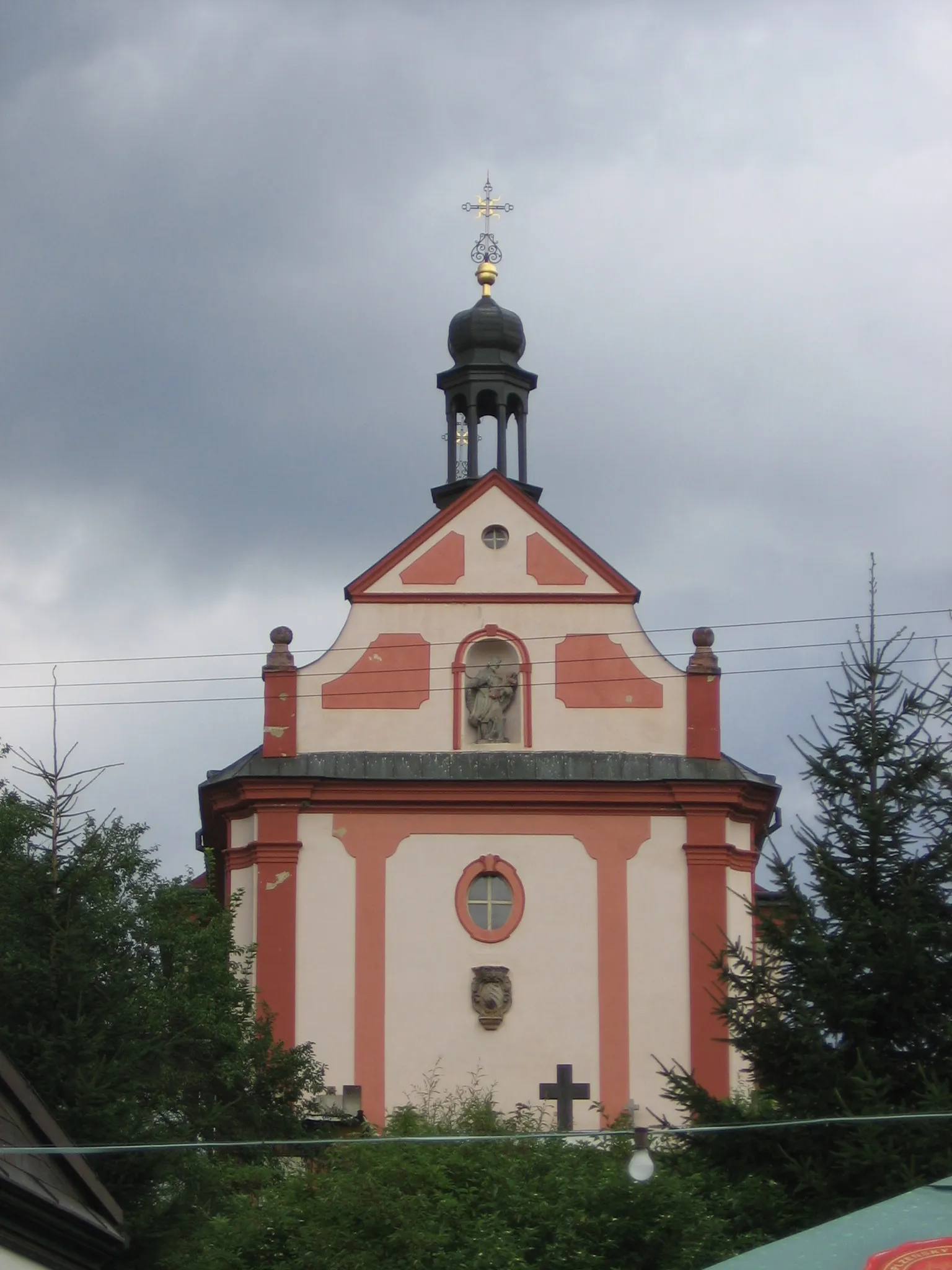 Photo showing: Church of St John of Nepomuk in Jetřichovice (Ústí nad Labem Region, Czech Republic)