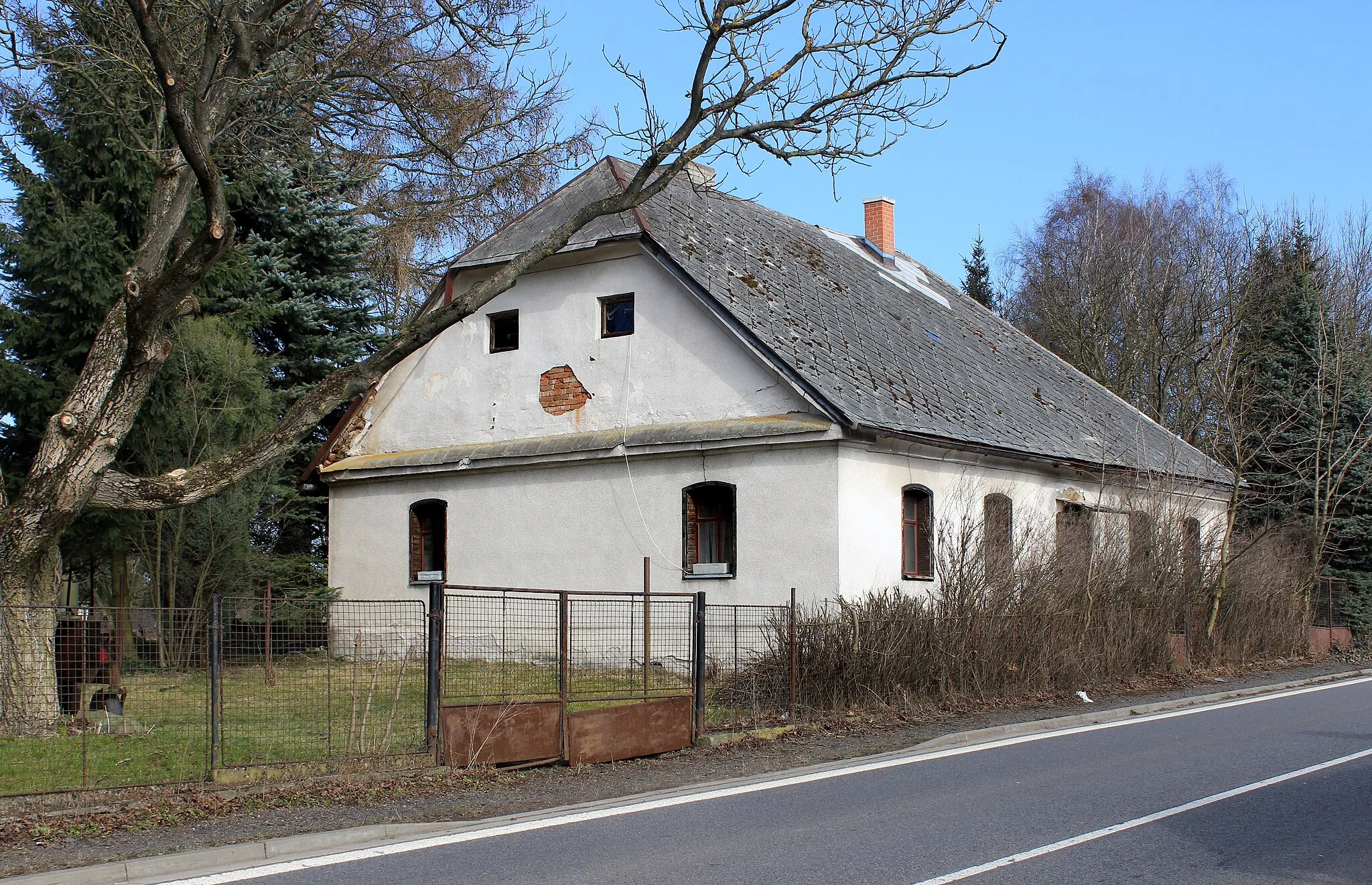 Photo showing: House No. 41 in Rohozná, part of Trhová Kamenice, Czech Republic.