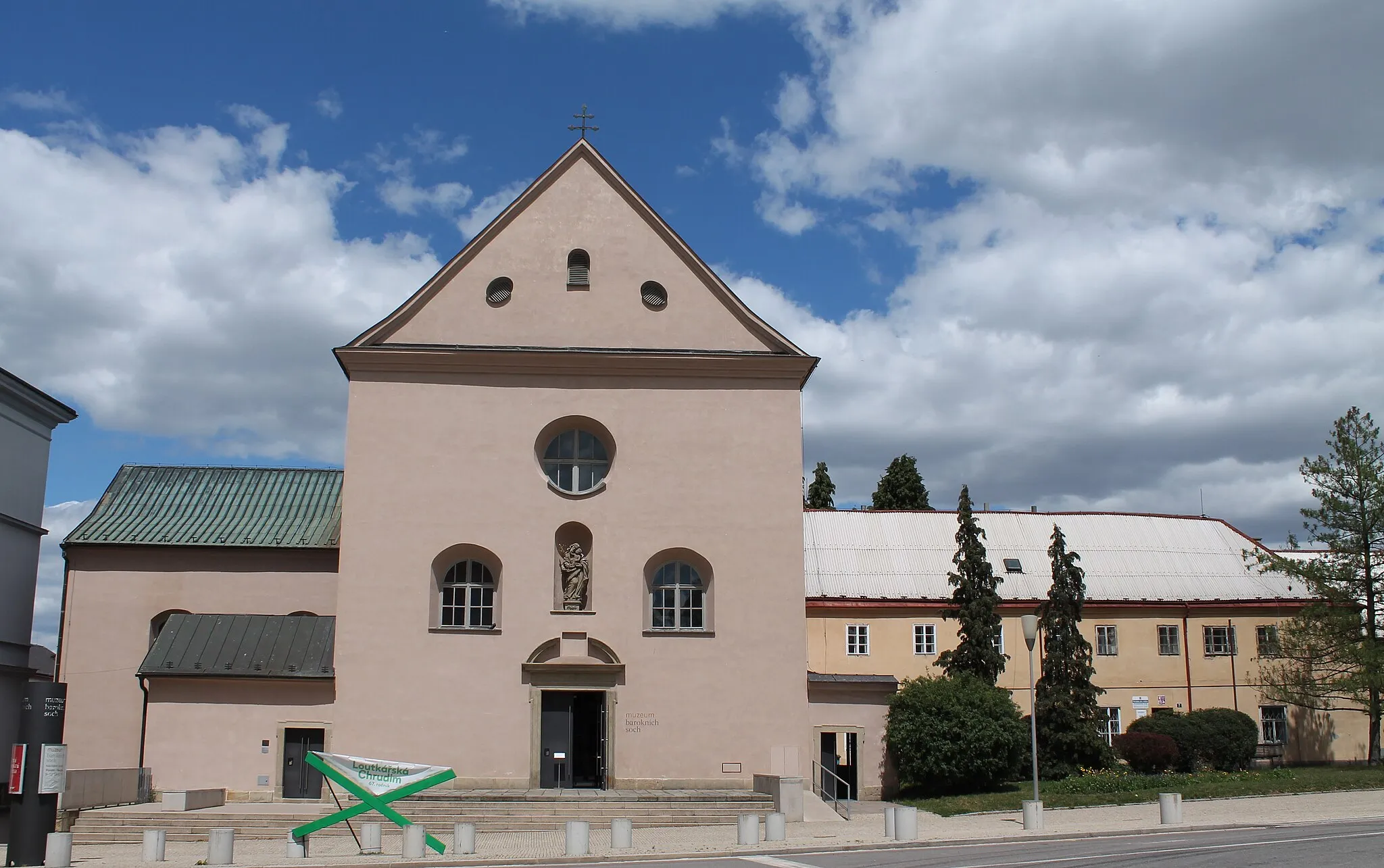 Photo showing: Capuchin monastery with church of Saint Joseph, Chrudim, Chrudim District, Czech Republic
