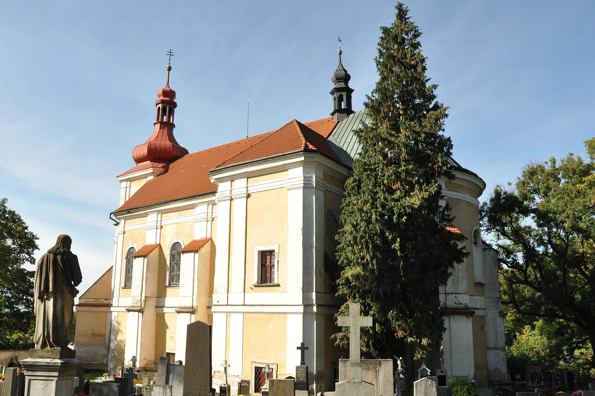 Photo showing: kostel sv.Jana Křtitele_Běstvina