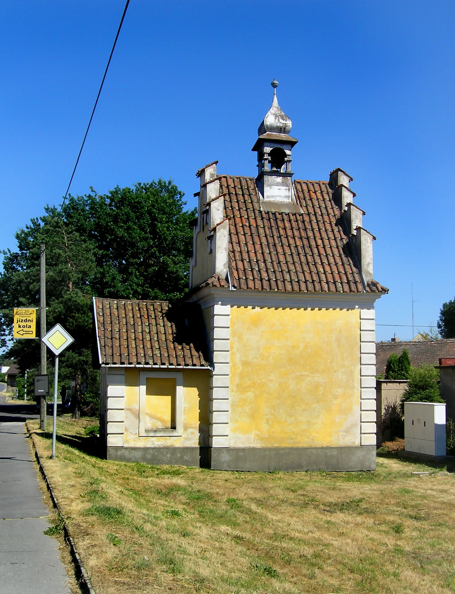 Photo showing: Chapel in Popkovice, part of Pardubice, Czech Republic