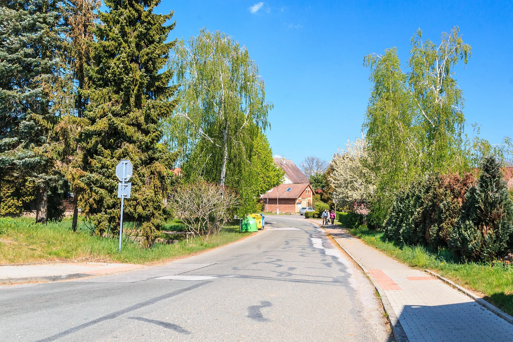 Photo showing: Stěžery - ulice K Chaloupkám