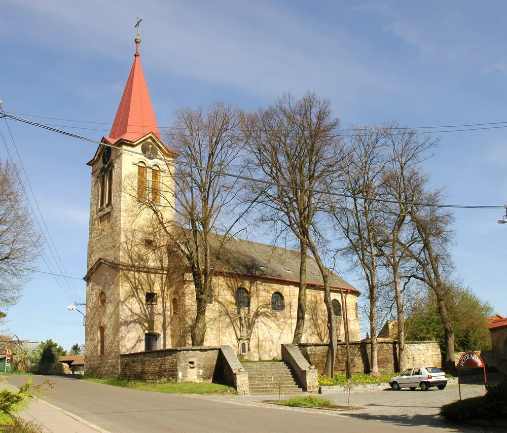 Photo showing: Kostel sv. Prokopa v Hořiněvsi, okres Hradec Králové