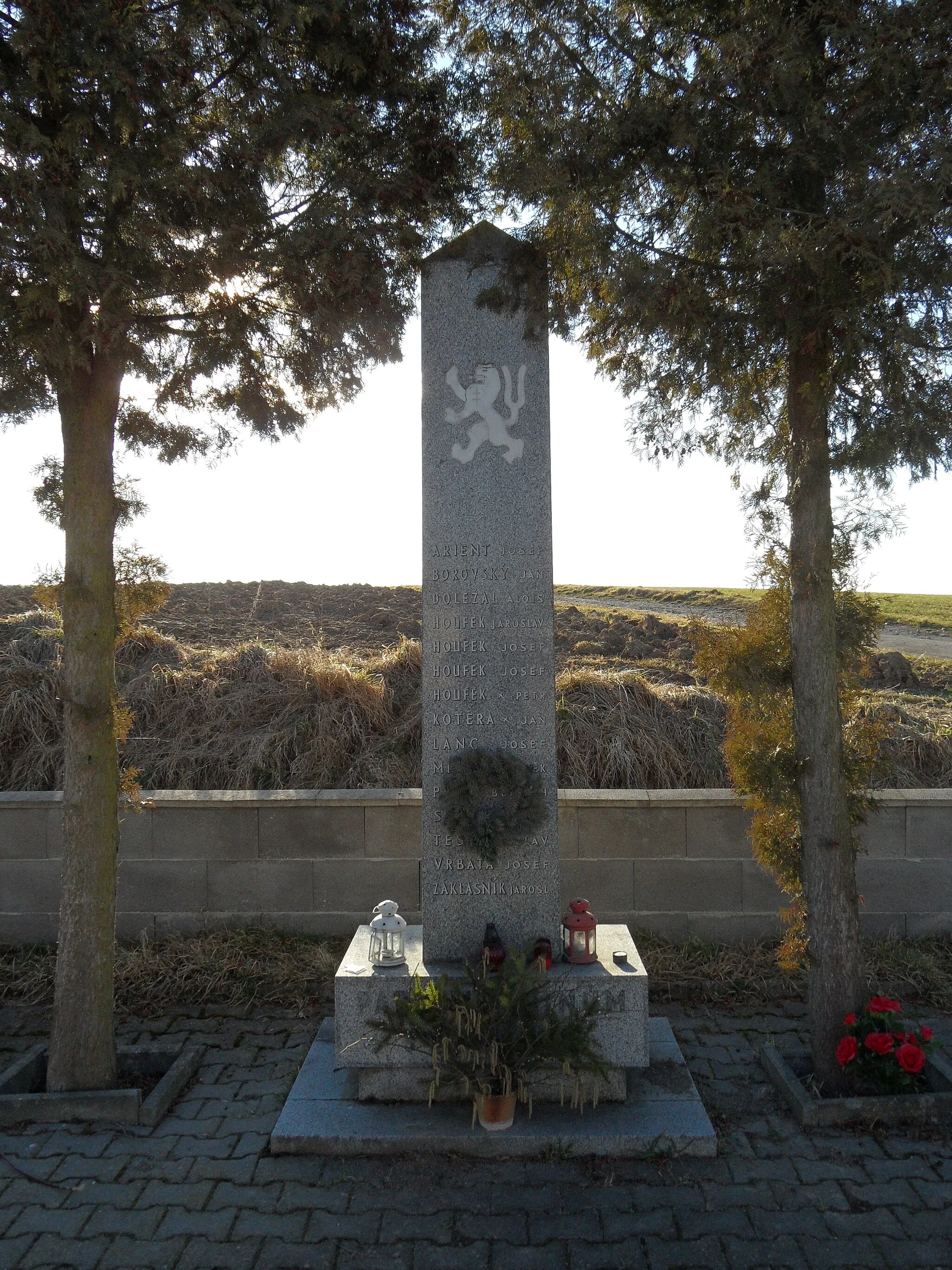 Photo showing: Zvěstovice B. Memorial of Victims of WW1, Havlíčkův Brod District, the Czech Republic.