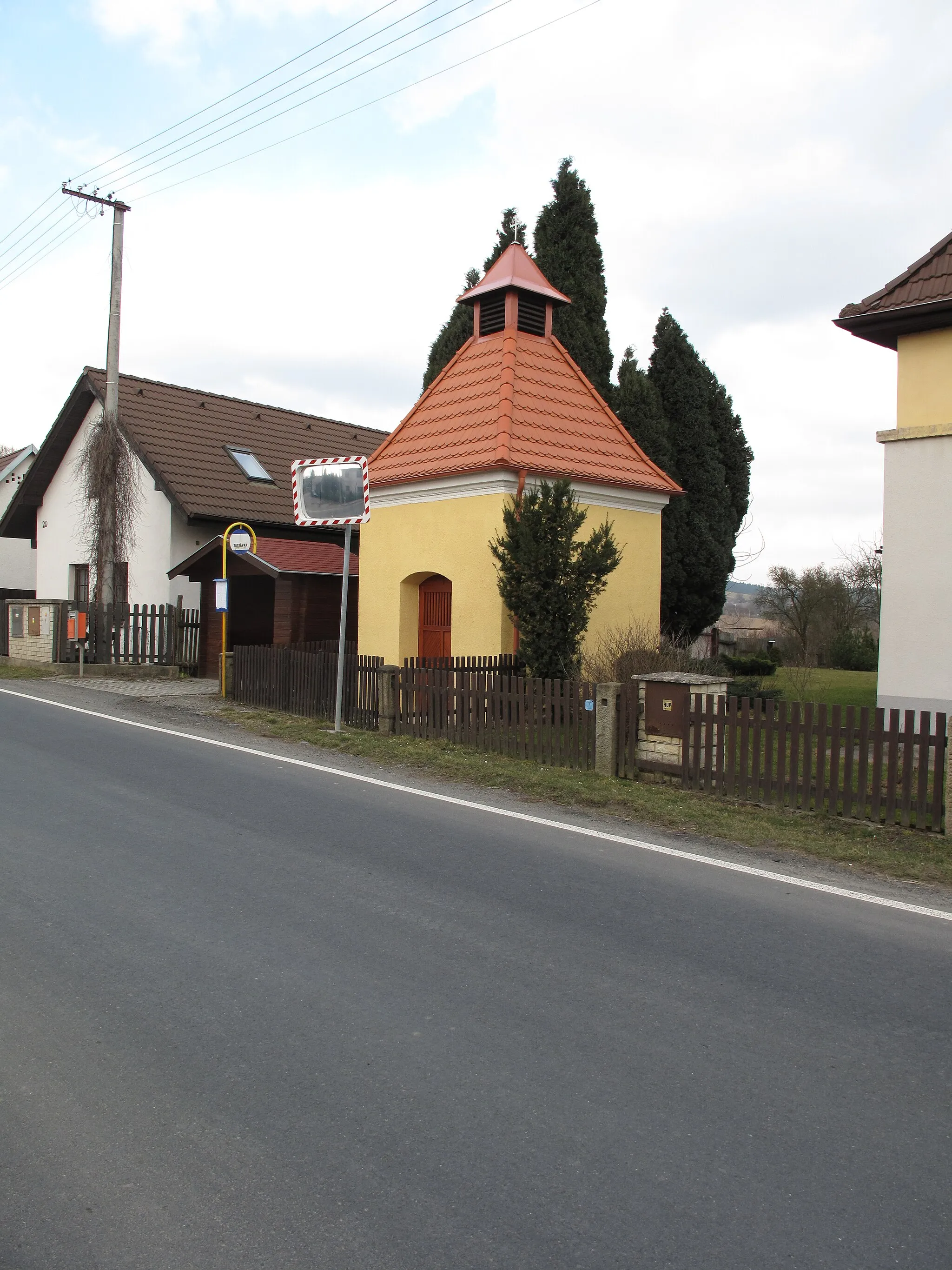 Photo showing: Chapelin Habrek. District of Havlíčkův Brod, Czech Republic.