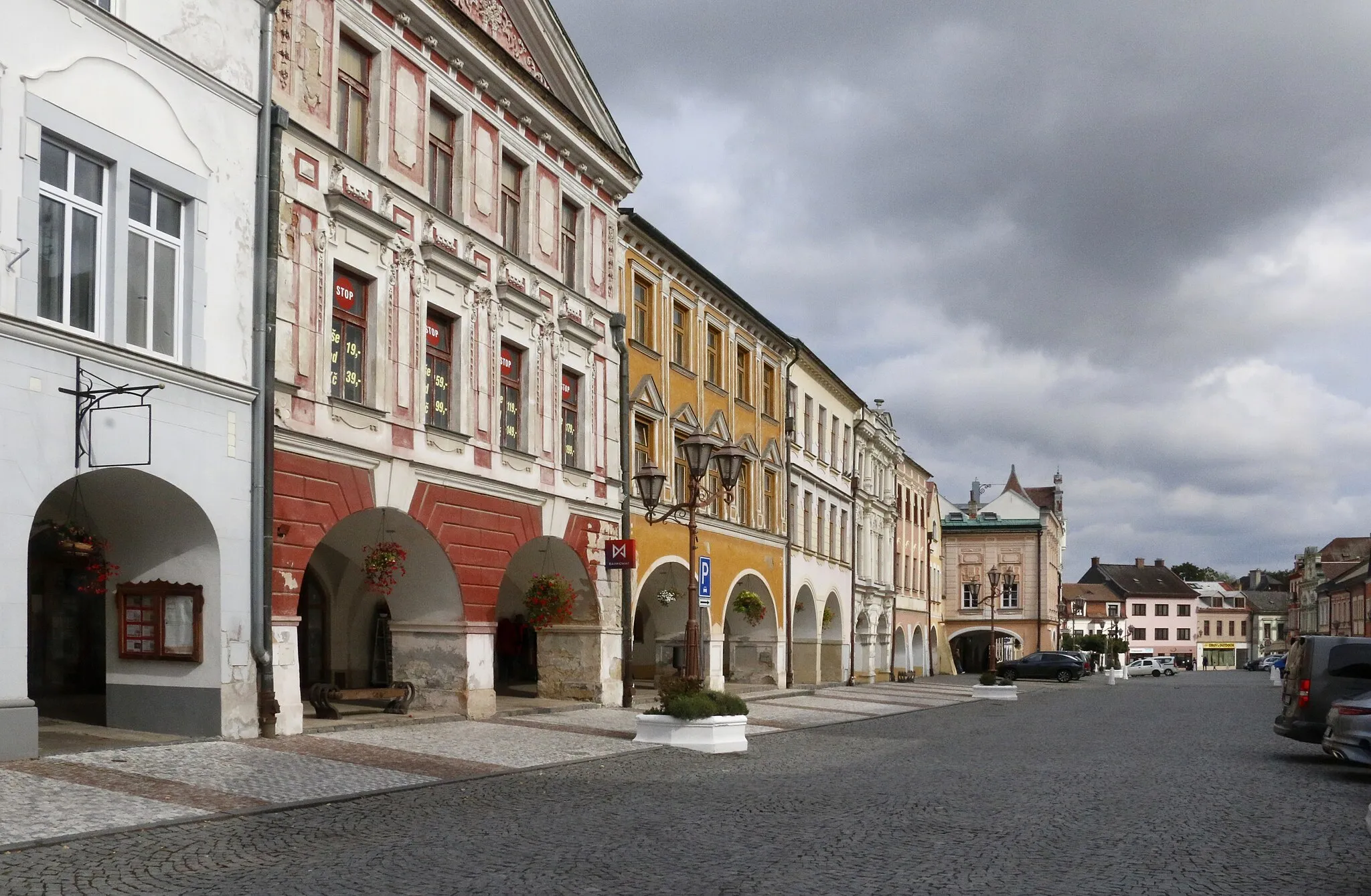 Photo showing: Míru square, Svitavy, Czech Republic.