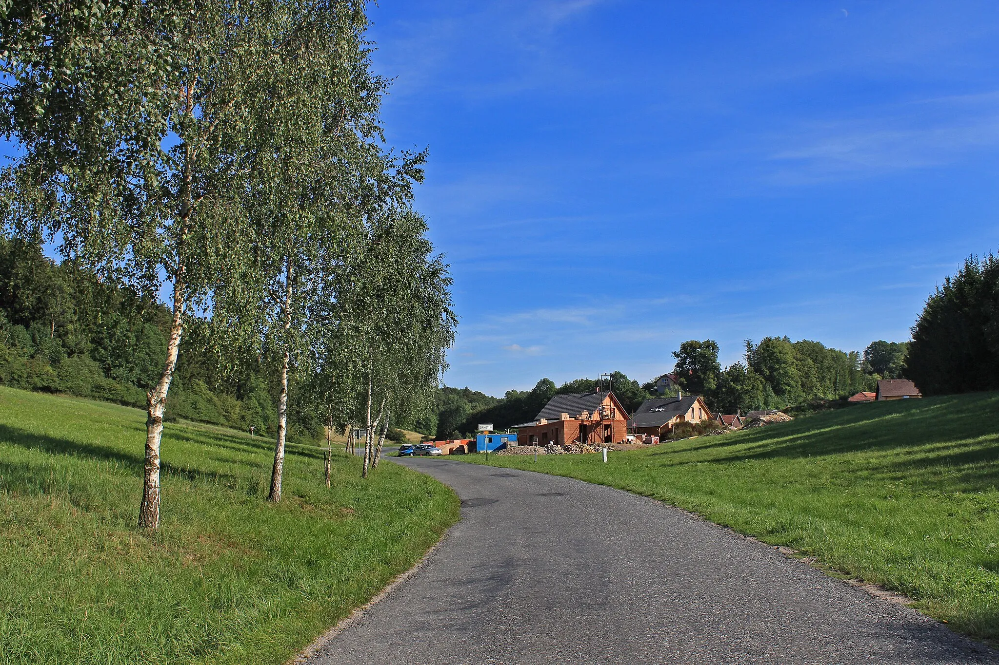 Photo showing: Road from Poříčí u Litomyšle to Zrnětín, Czech Republic.