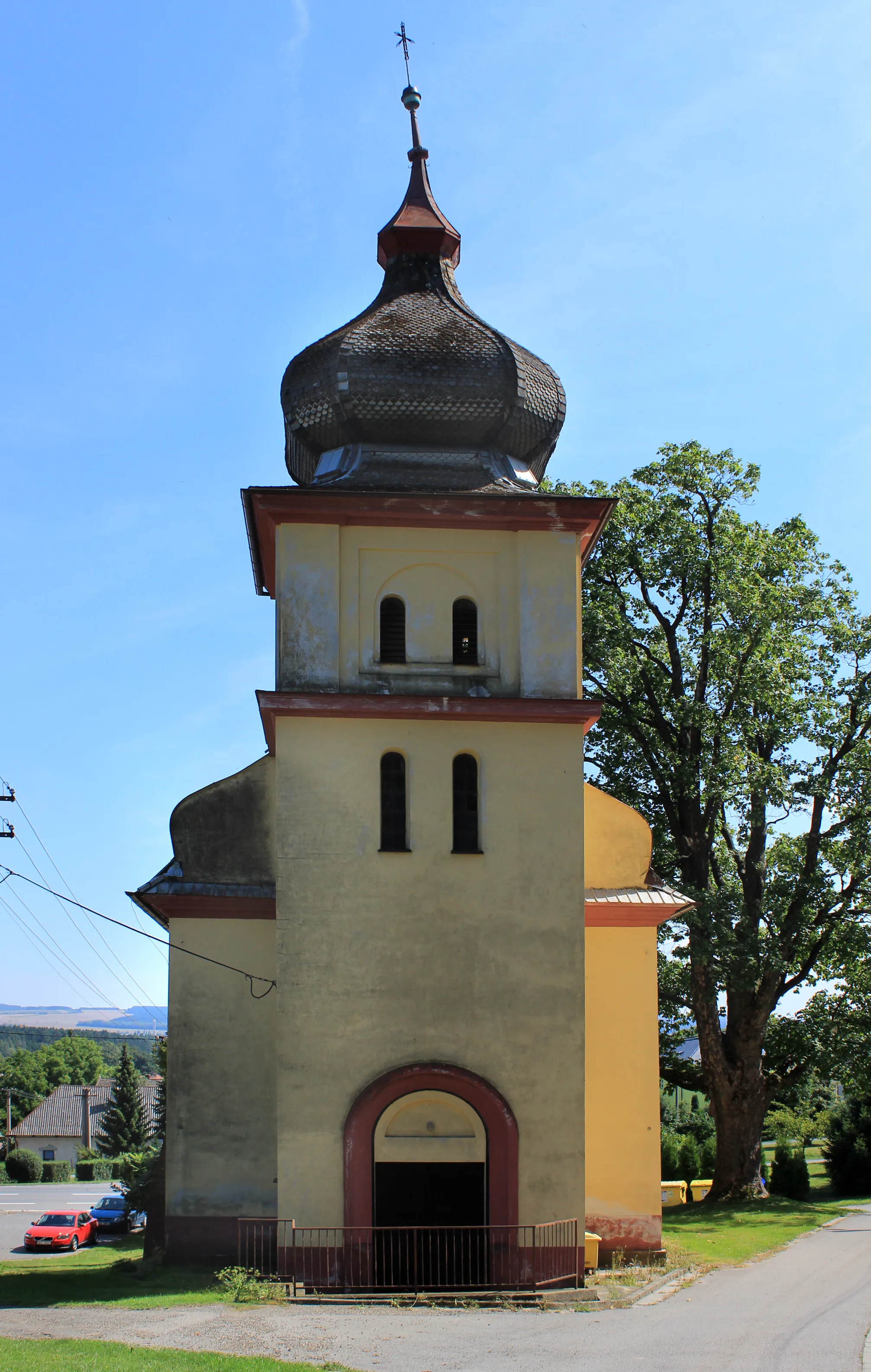 Photo showing: Church in Javorník, Czech Republic.
