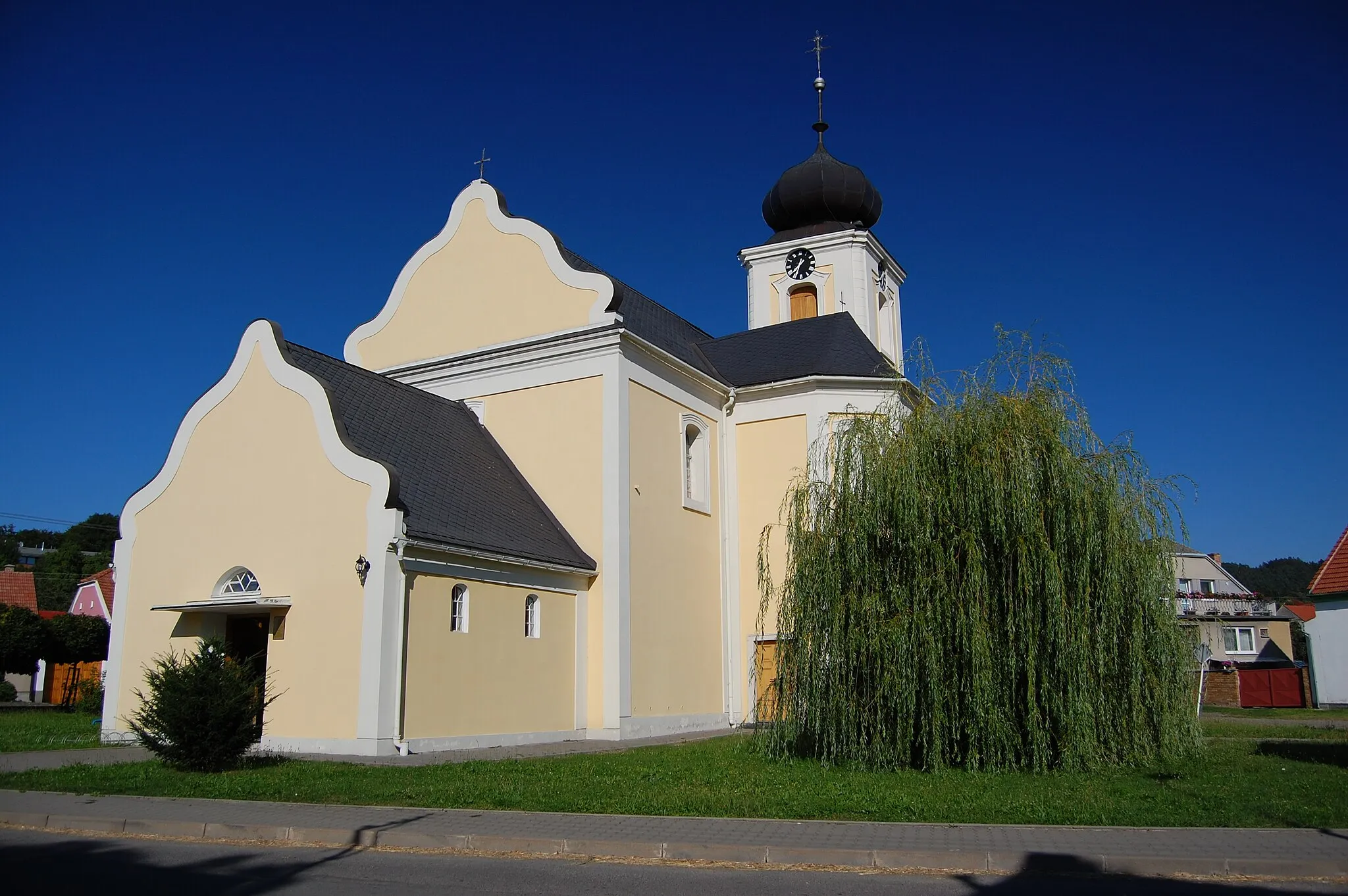 Photo showing: Kostel Všech svatých, Jaroměřice, okres Svitavy