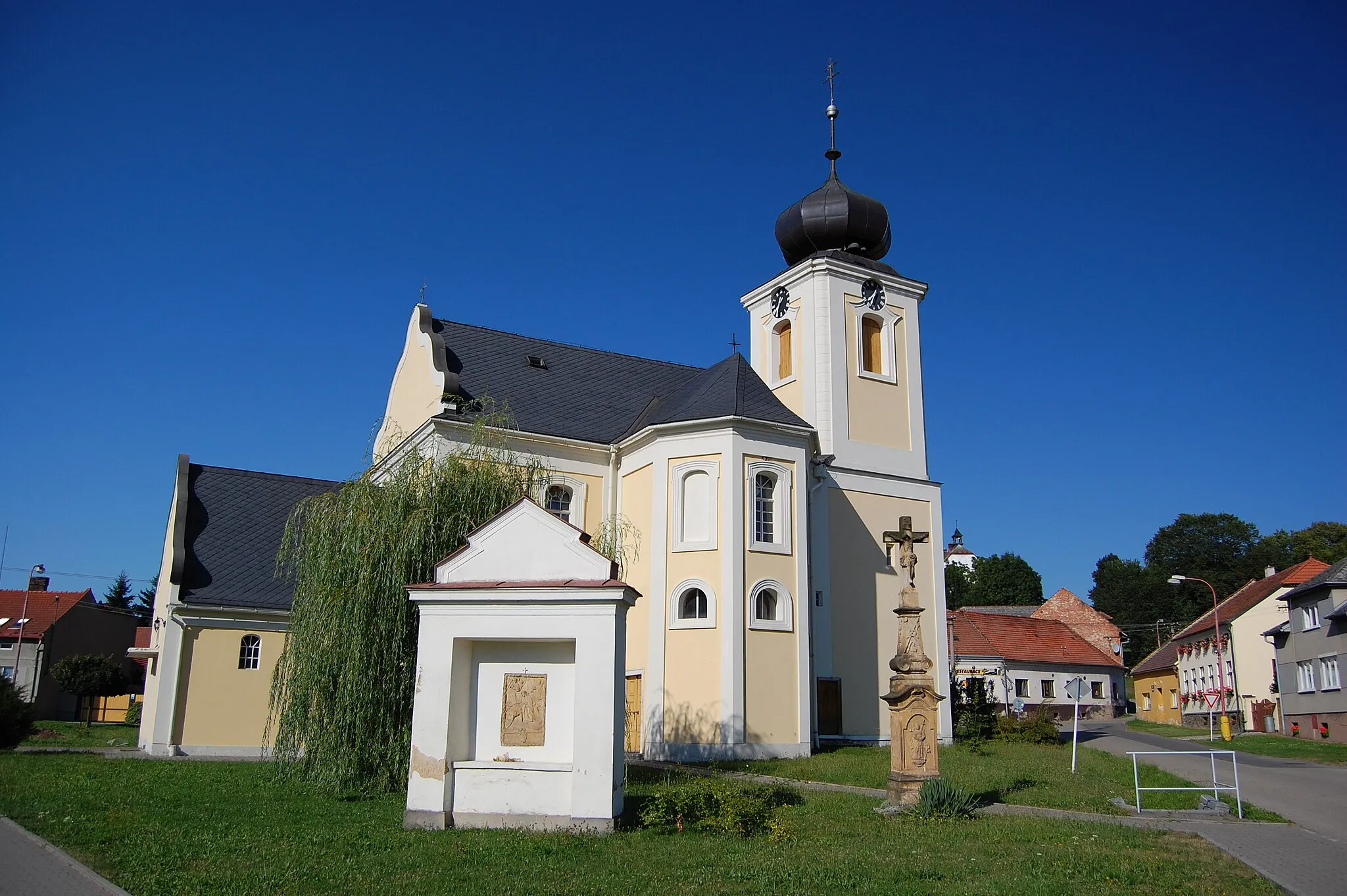 Photo showing: Kostel Všech svatých, Jaroměřice, okres Svitavy