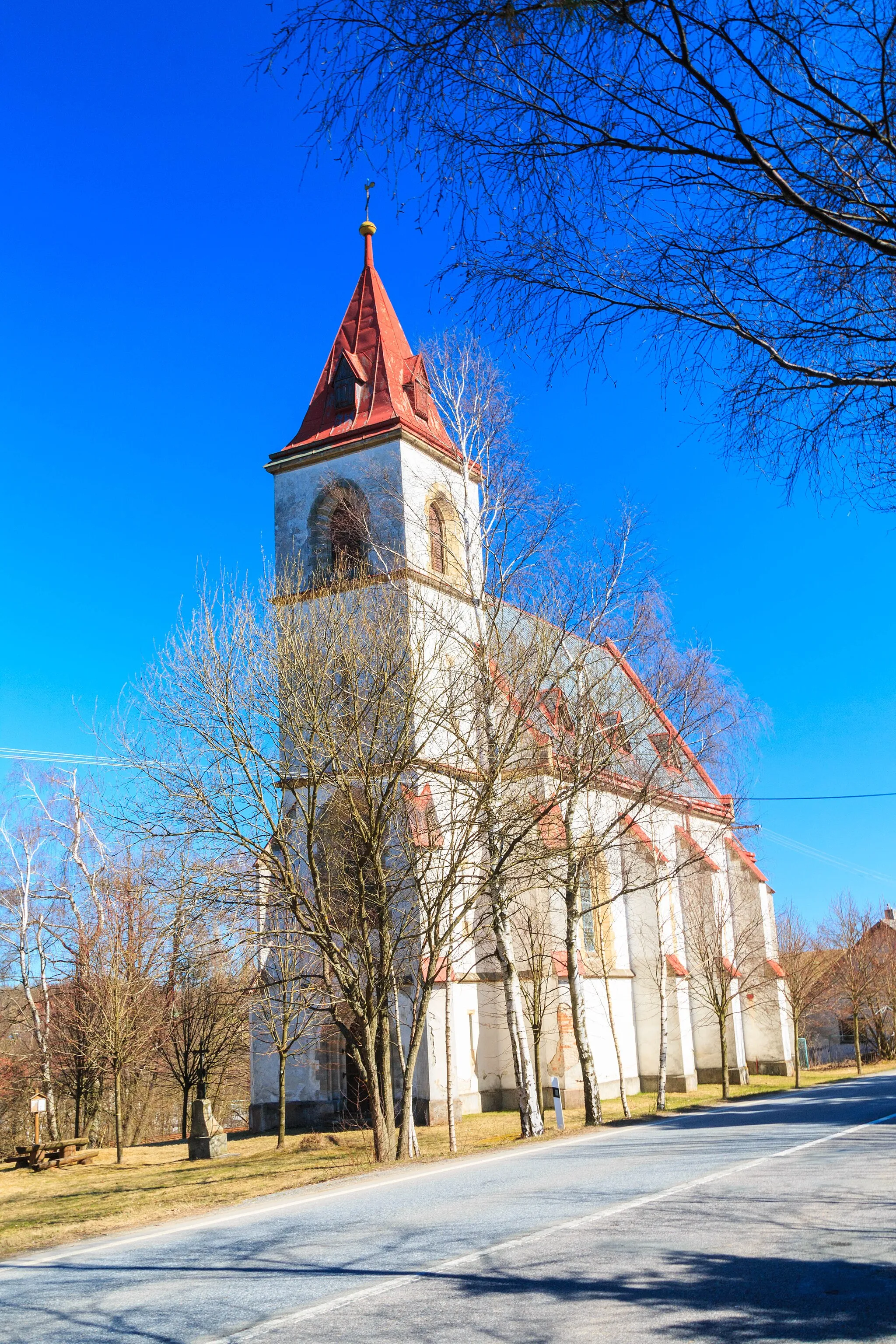 Photo showing: Borová u Poličky - kostel svaté Kateřiny