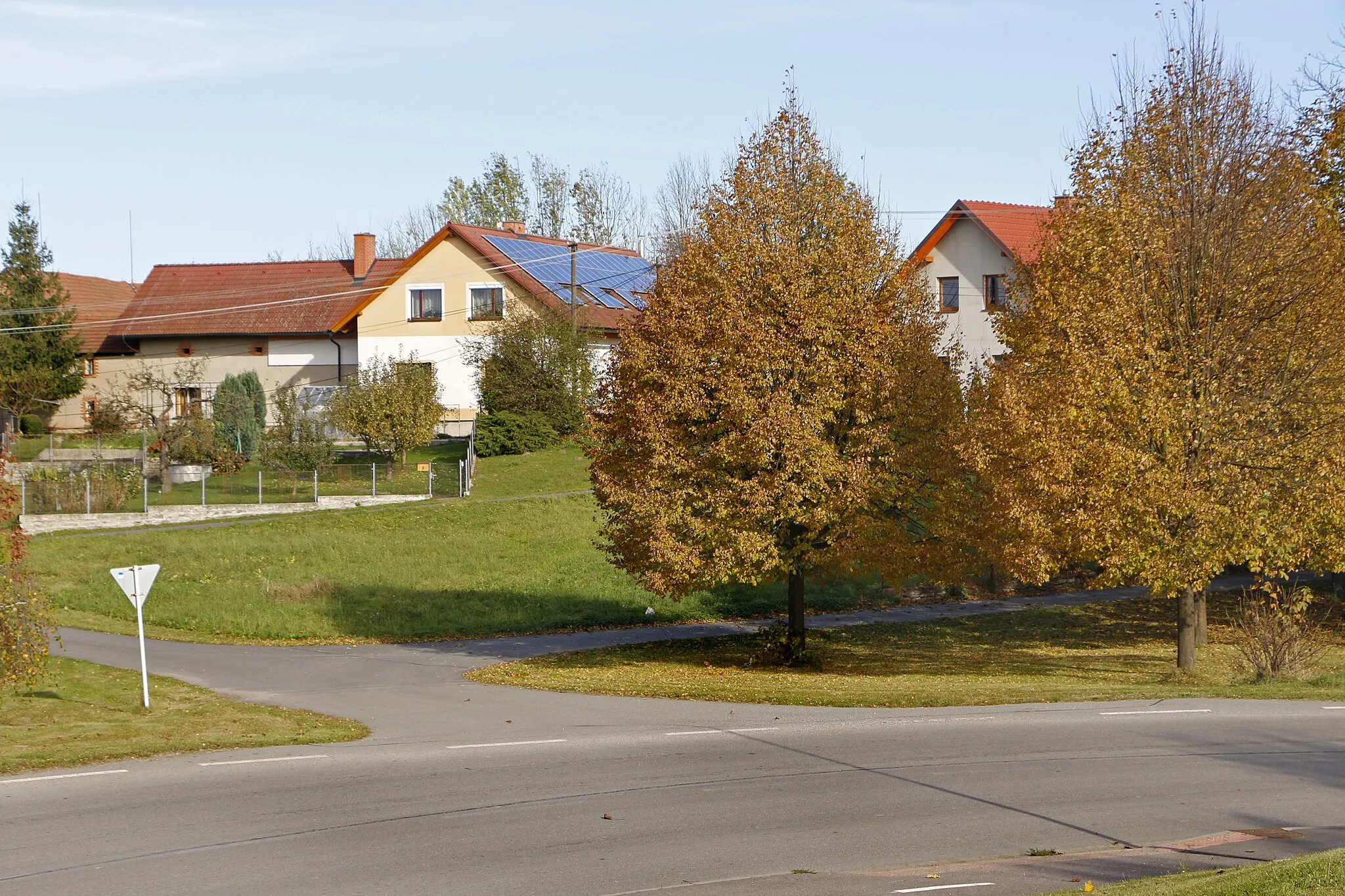 Photo showing: Oucmanice village, Czech Republic.