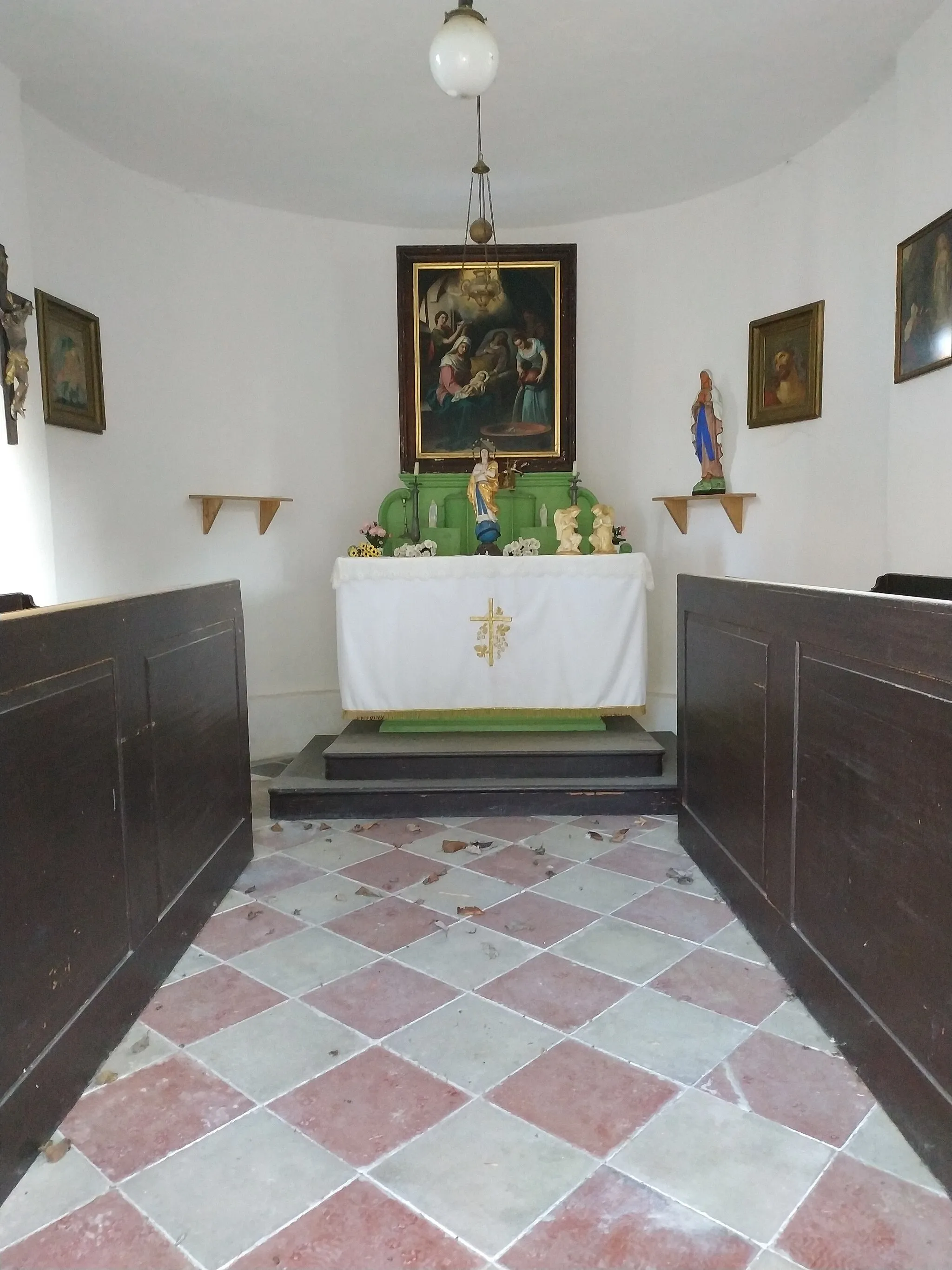 Photo showing: Interiér kaple Kaple Panny Marie v Sudislavi nad Orlicí