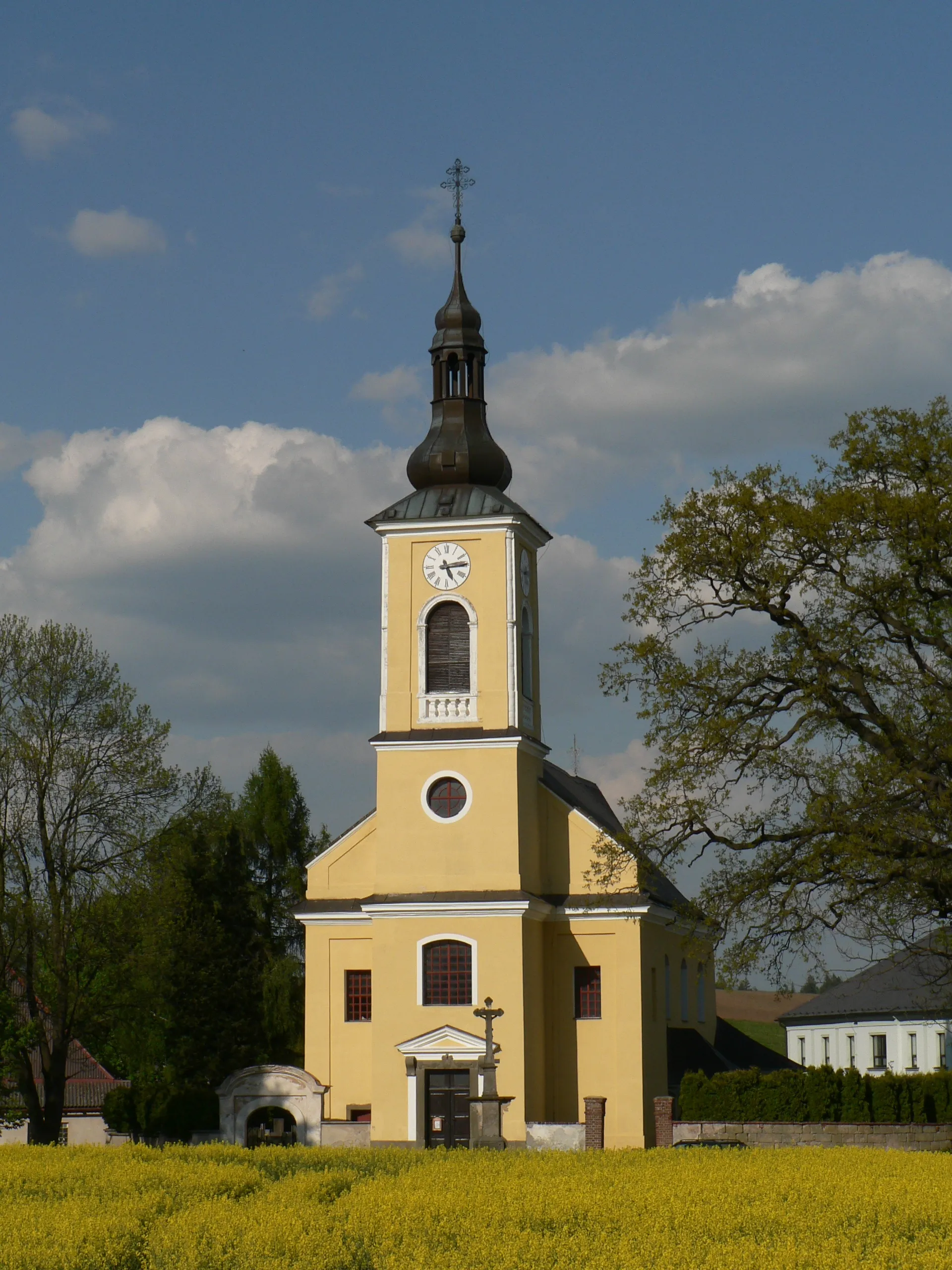 Photo showing: Kostel sv. Mikuláše v Ostrově u Lanškrouna