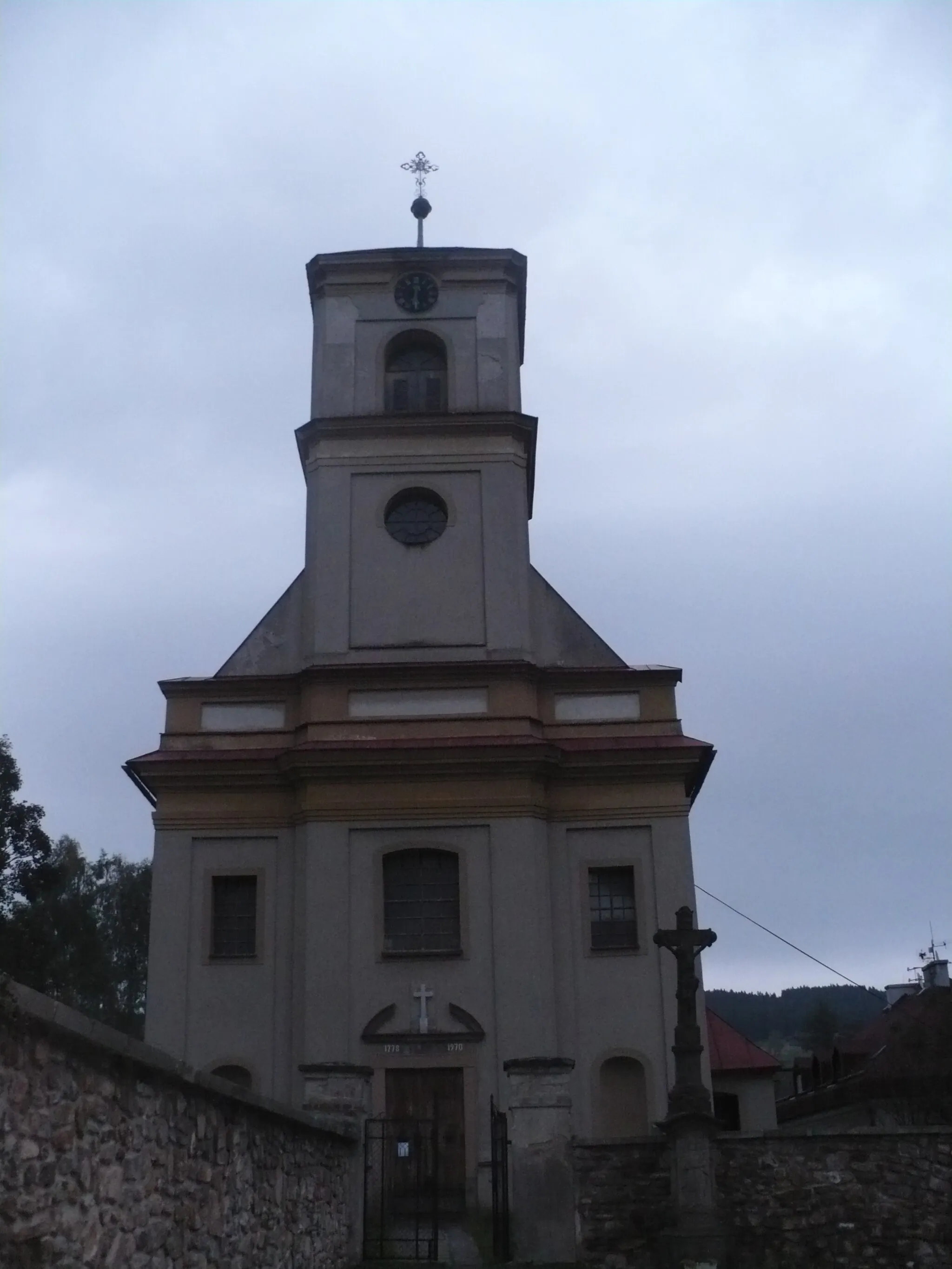 Photo showing: Kostel sv. Jana Nepomuckého, Orličky