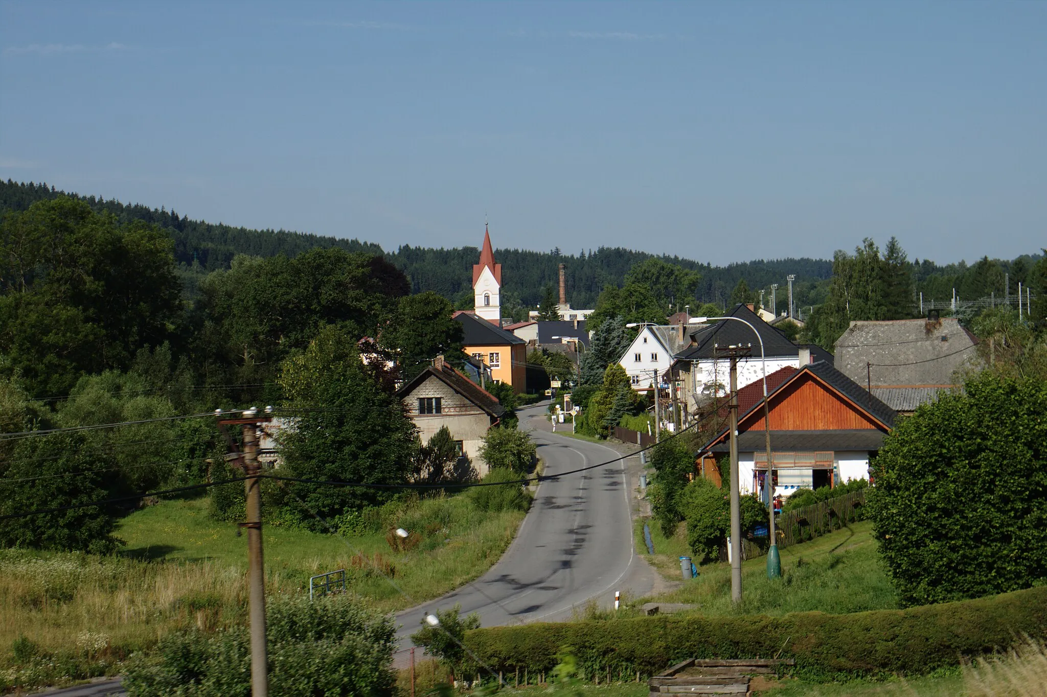 Photo showing: View of the town of Lichkov, Pardubice Region, CZ