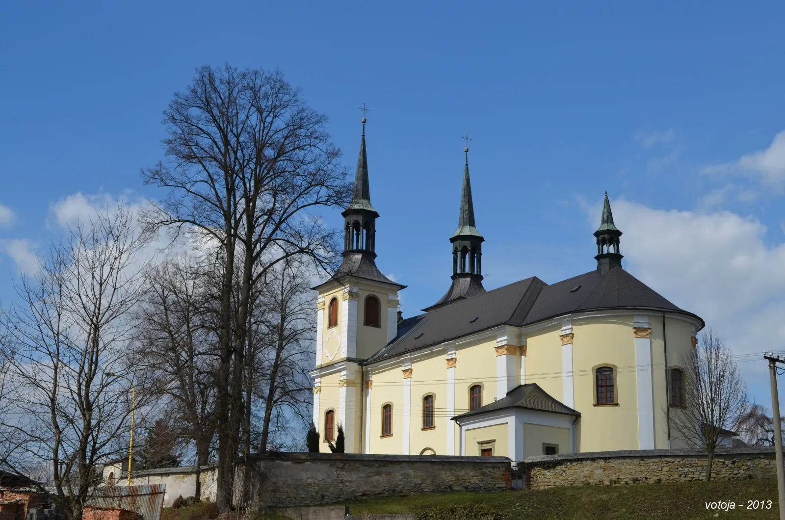 Photo showing: LETOHRAD - ORLICE, kostel Nanebevzetí Panny Marie