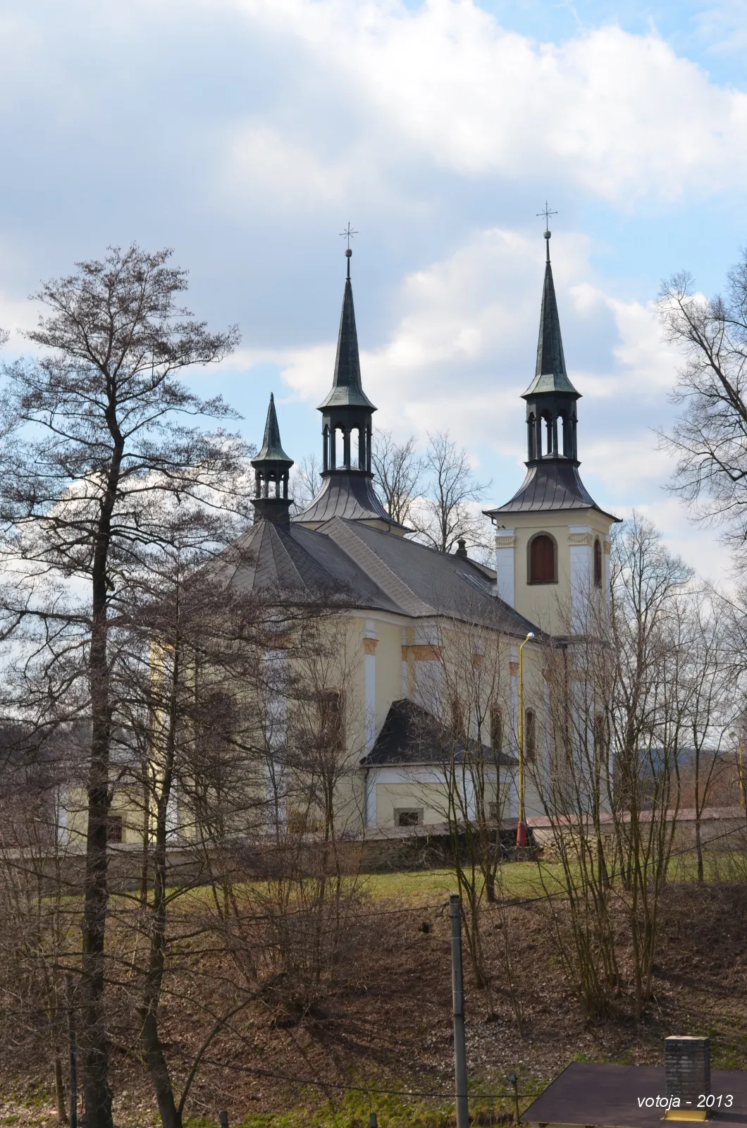Photo showing: LETOHRAD - ORLICE, kostel Nanebevzetí Panny Marie