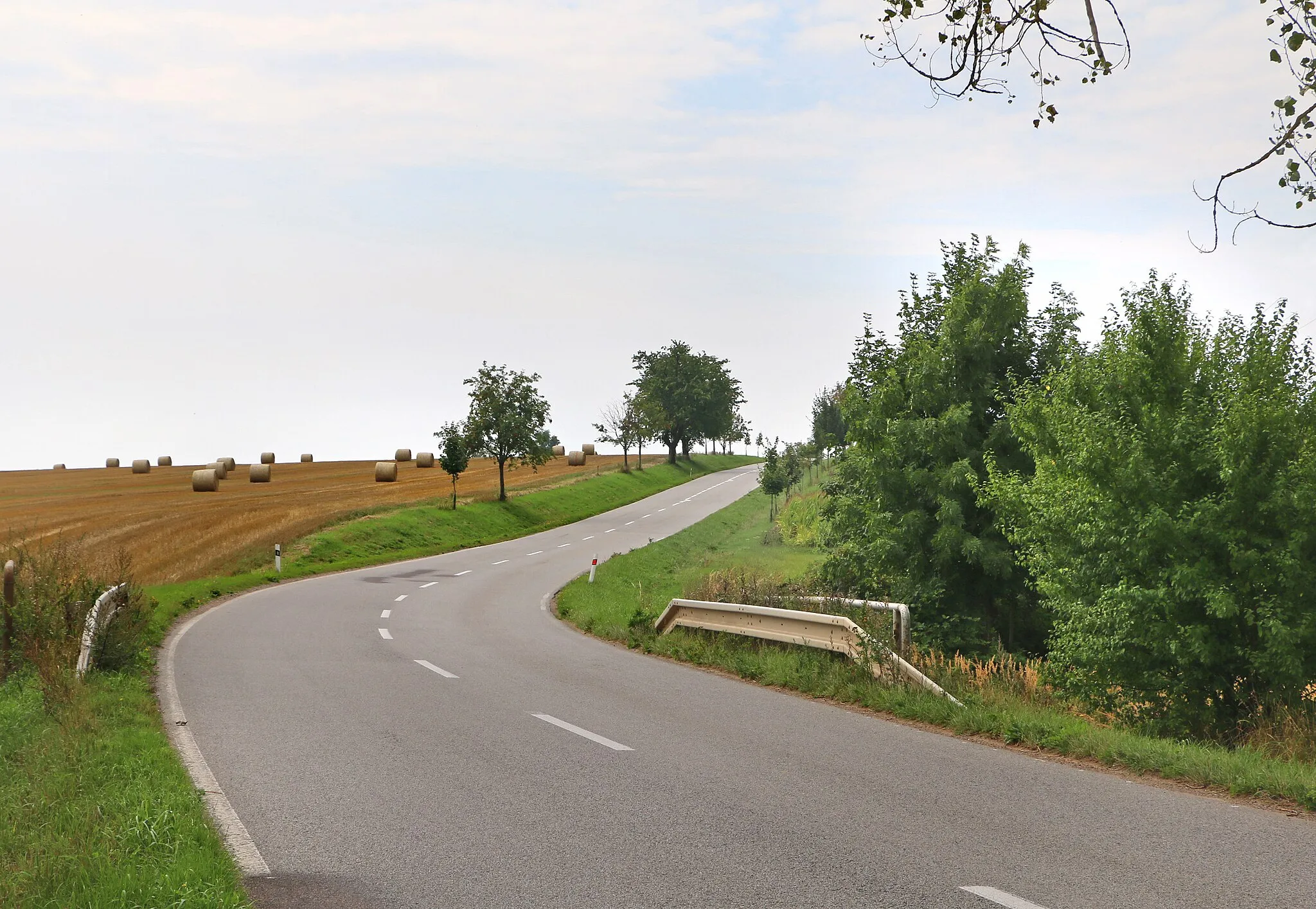 Photo showing: Road No 311 by Lanškroun, Czech Republic.