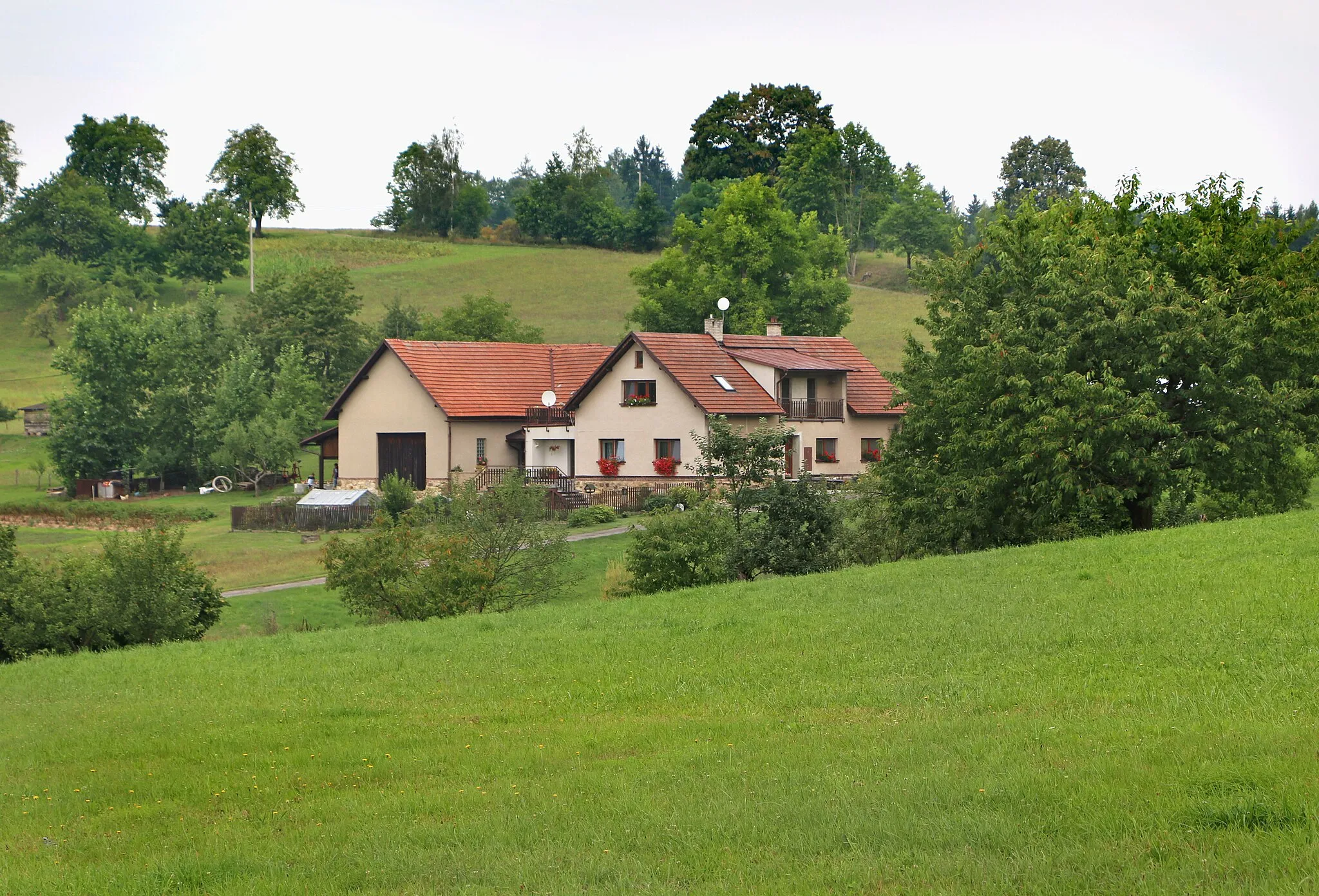 Photo showing: Nepomuky, part of Horní Čermná, Czech Republic.