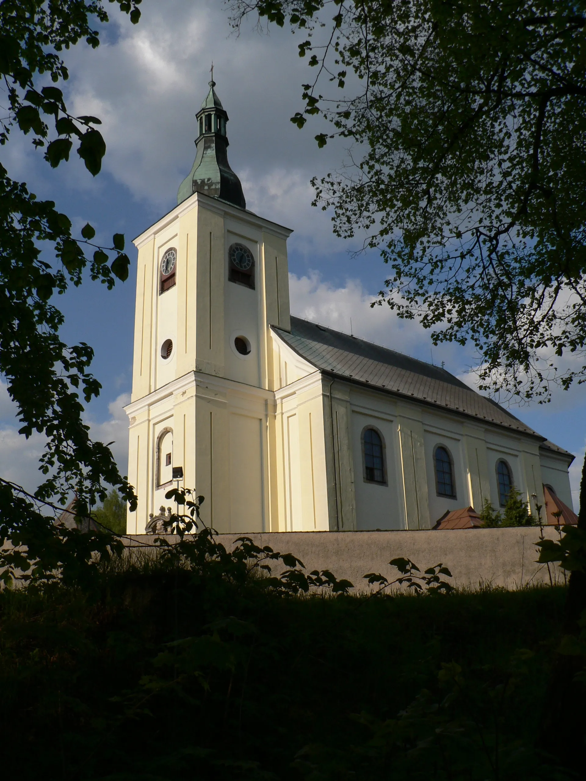 Photo showing: Kostel svatého Jiří (Horní Heřmanice), okres Ústí nad Orlicí.