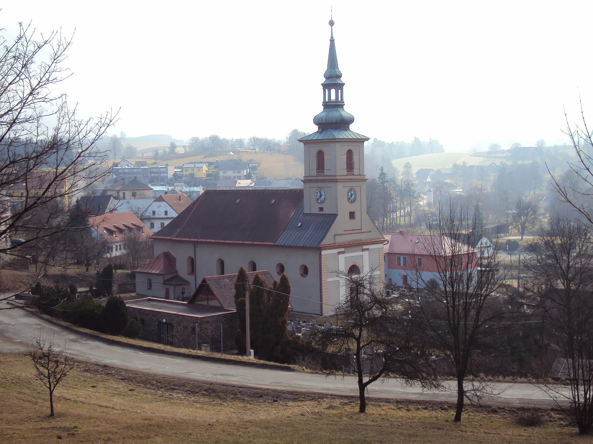 Photo showing: Kostel Bystřec