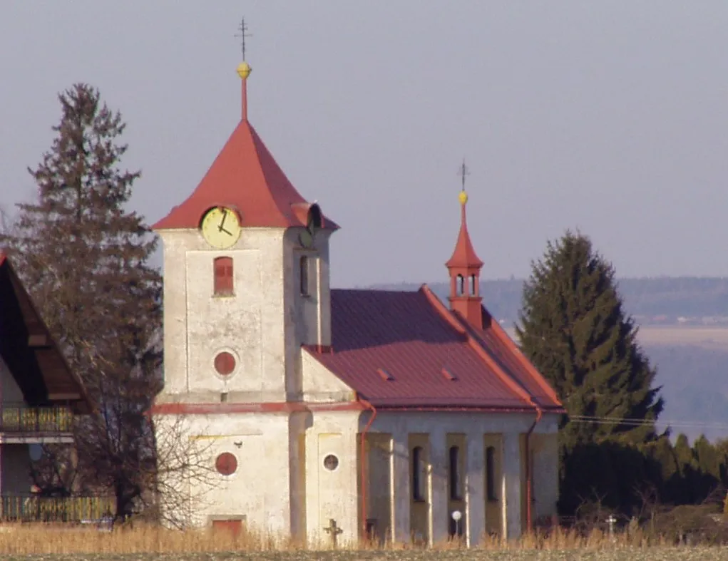 Photo showing: Velká Jesenice - Church of the Assumption Virgin Mary