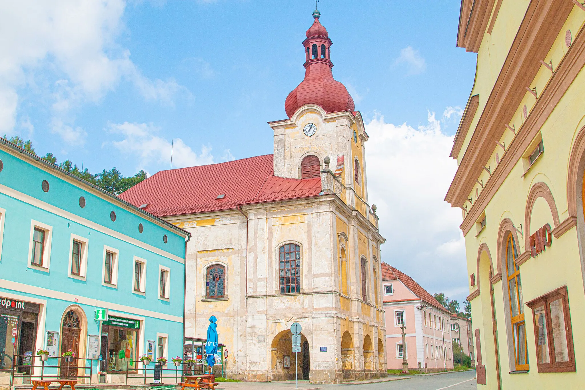 Photo showing: Teplice nad Metují - ulice Horní