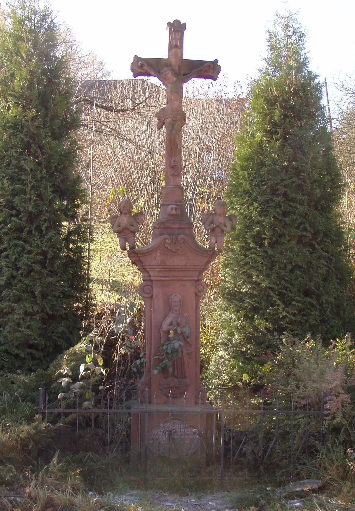 Photo showing: Litoboř - Cross from 1823