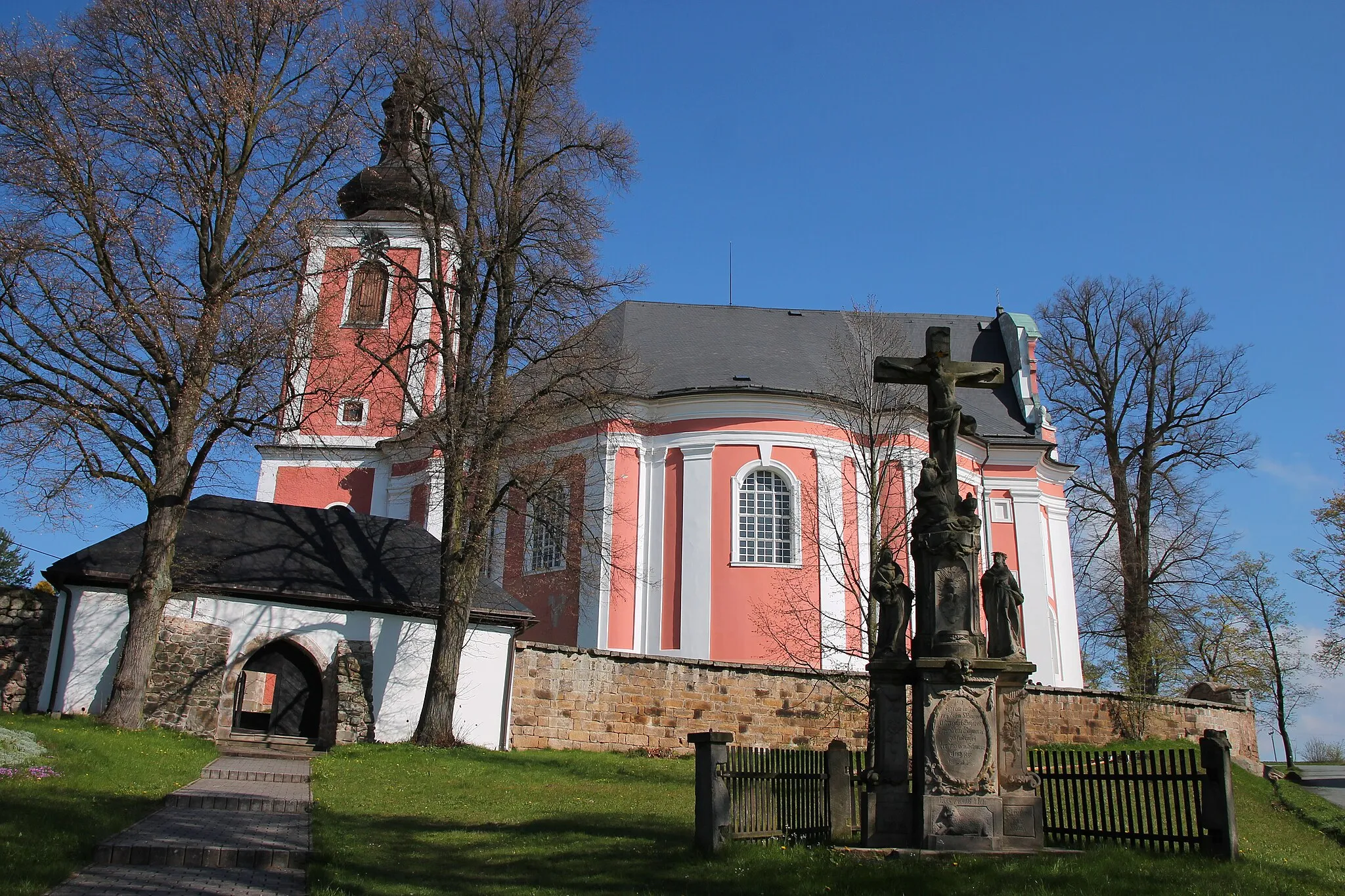 Photo showing: Church in Božanov