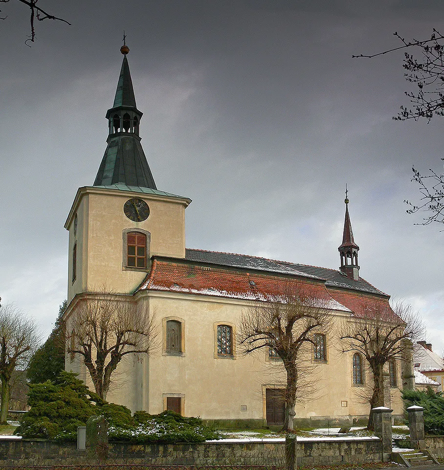 Photo showing: Kostel Libuň