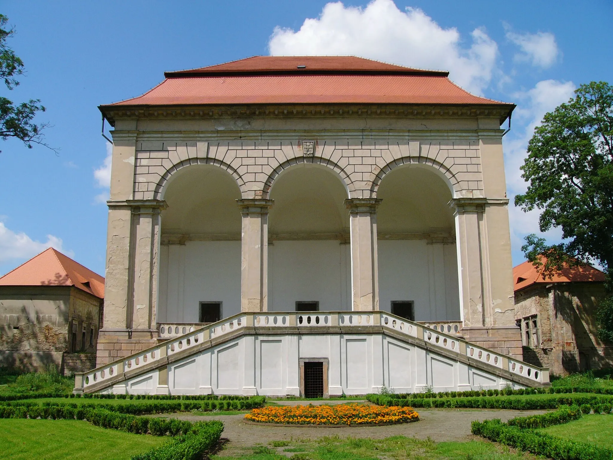 Photo showing: Valdštejnské lodžie v Libosadu