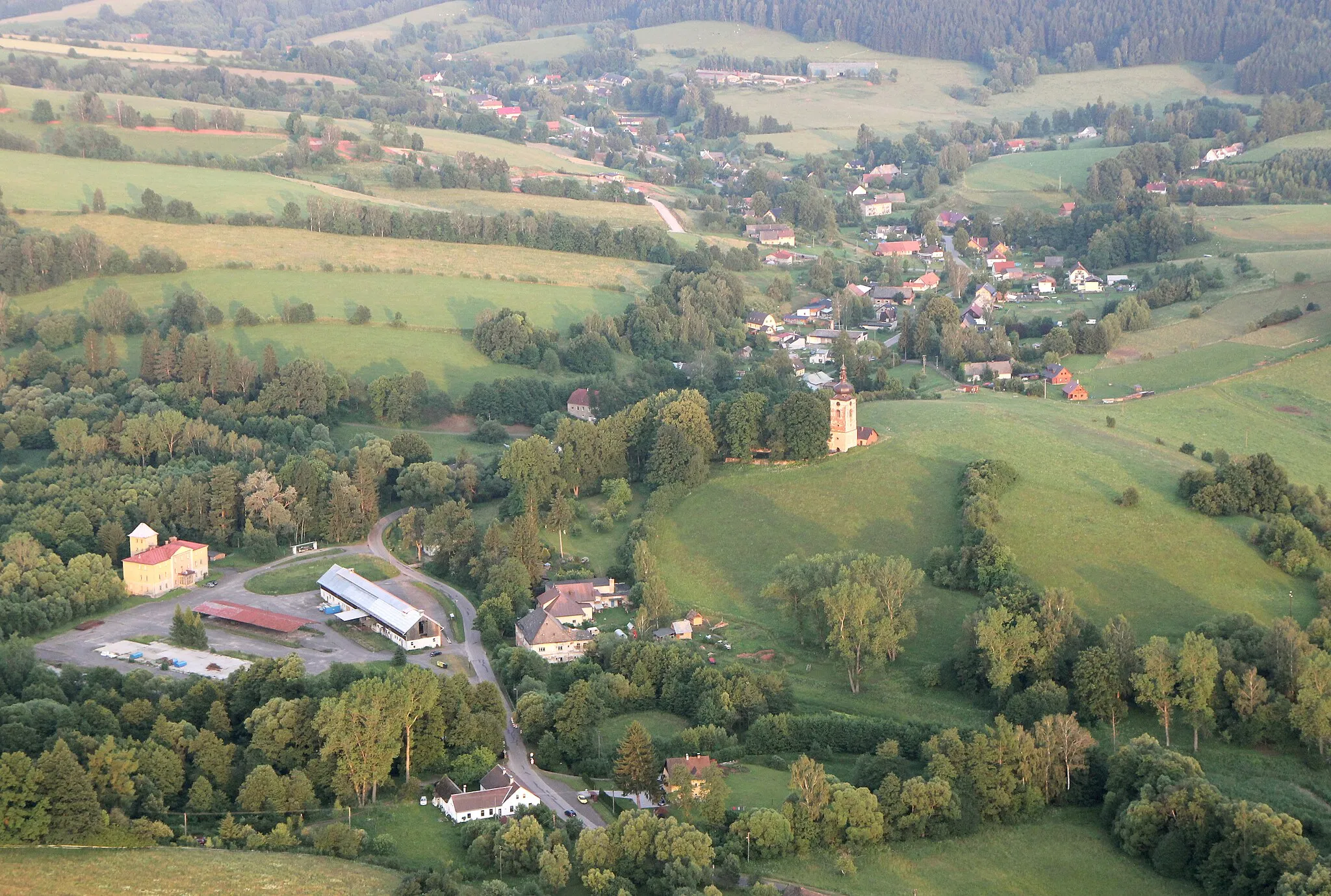 Photo showing: aerial photo