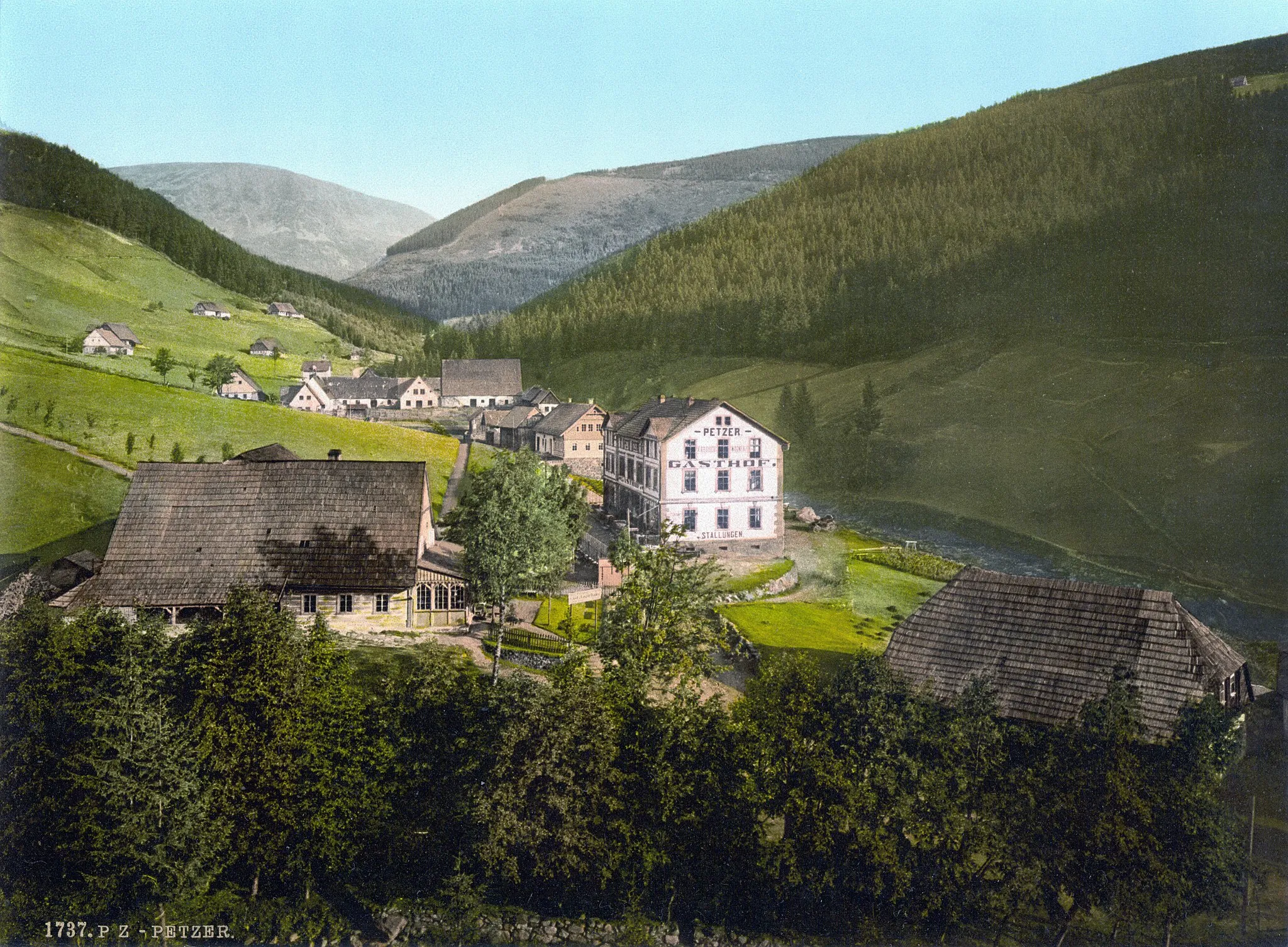 Photo showing: Petzer um 1900