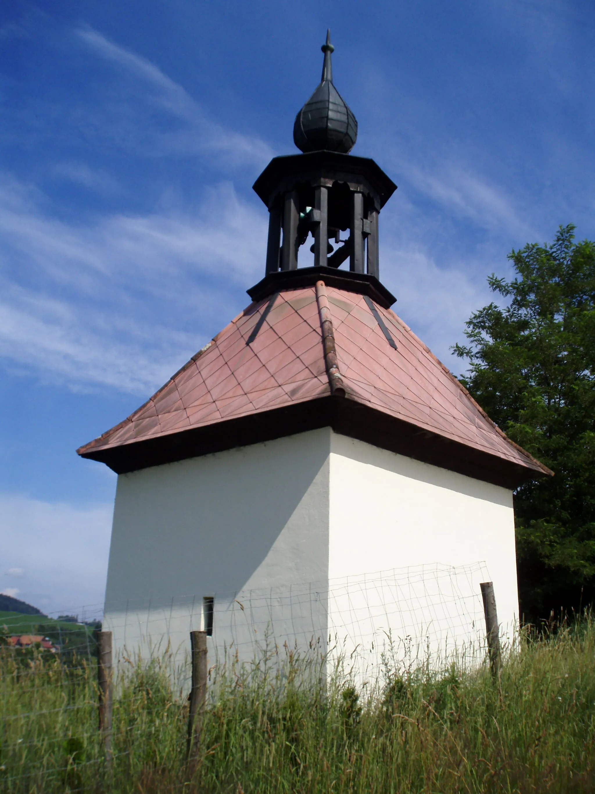 Photo showing: Belfry in Havlovice (CZ)