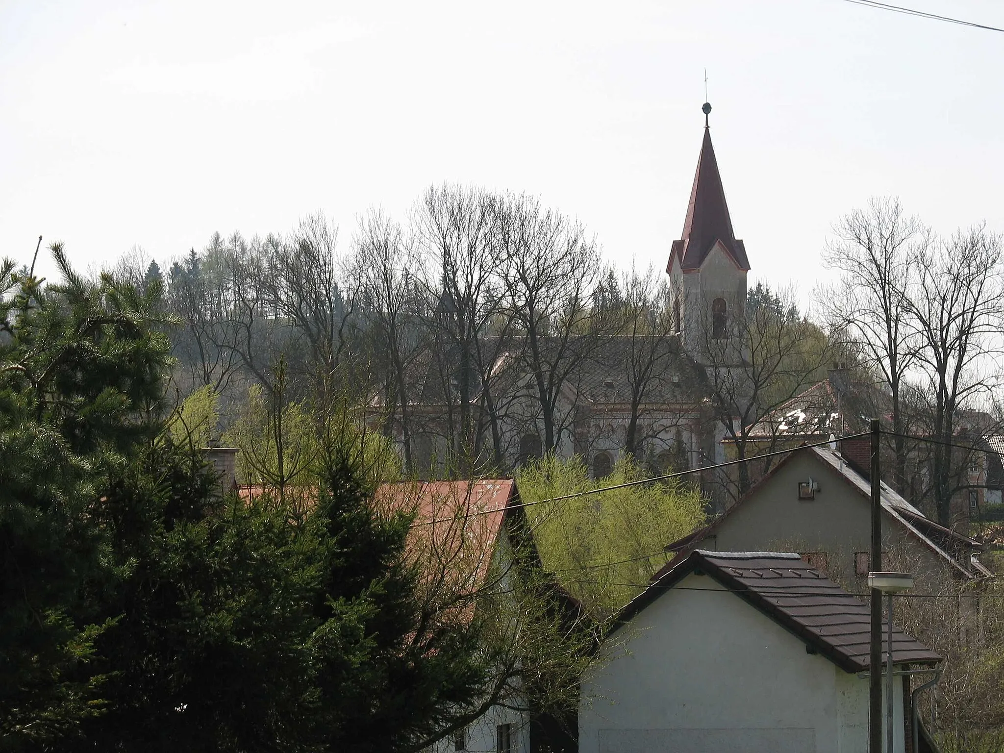 Photo showing: Church of St. George in Dolni Branná.