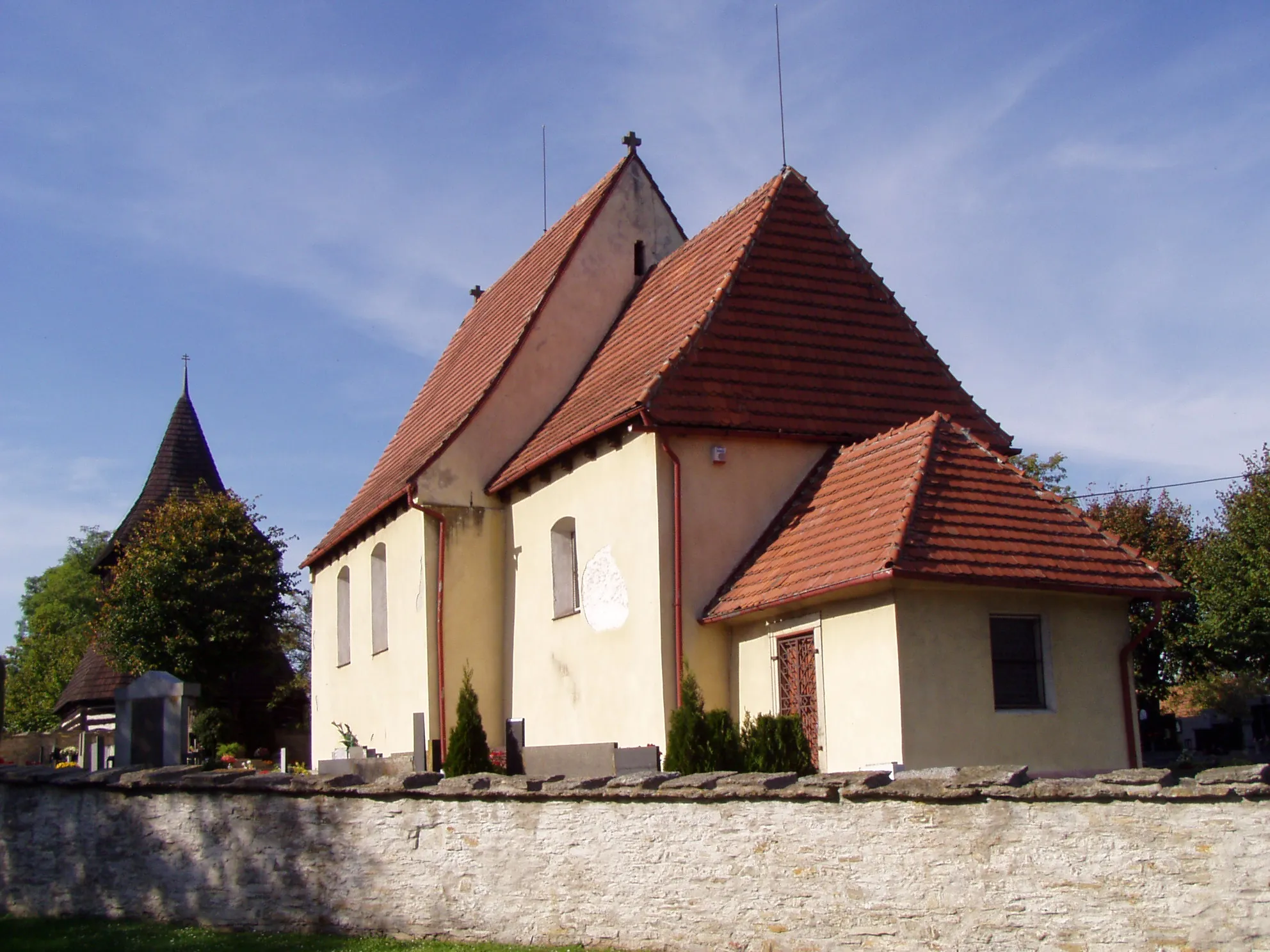 Photo showing: Kostel sv. Jana Křtitele v Rohenicích