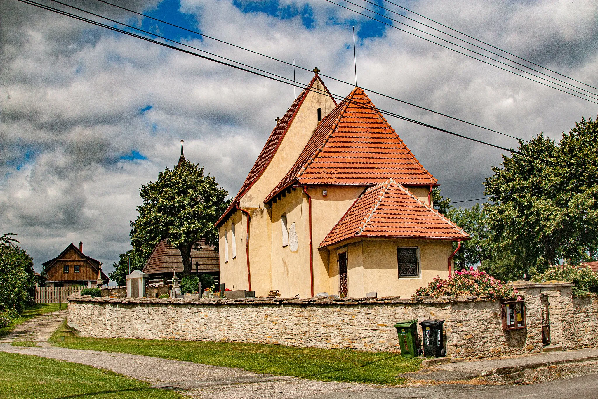 Photo showing: kostel sv. Jana Křtitele v Rohenicích