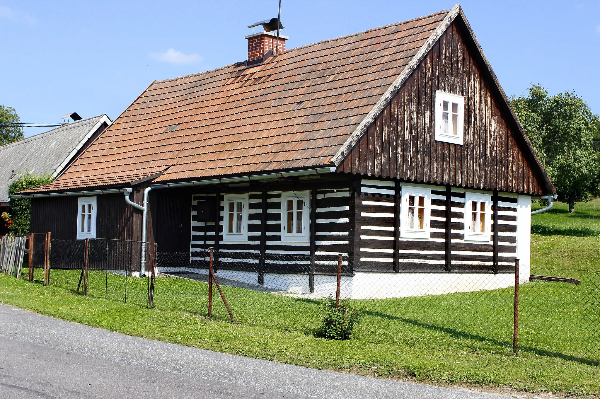 Photo showing: North part of Hlinné, part of Dobré village, Czech Republic