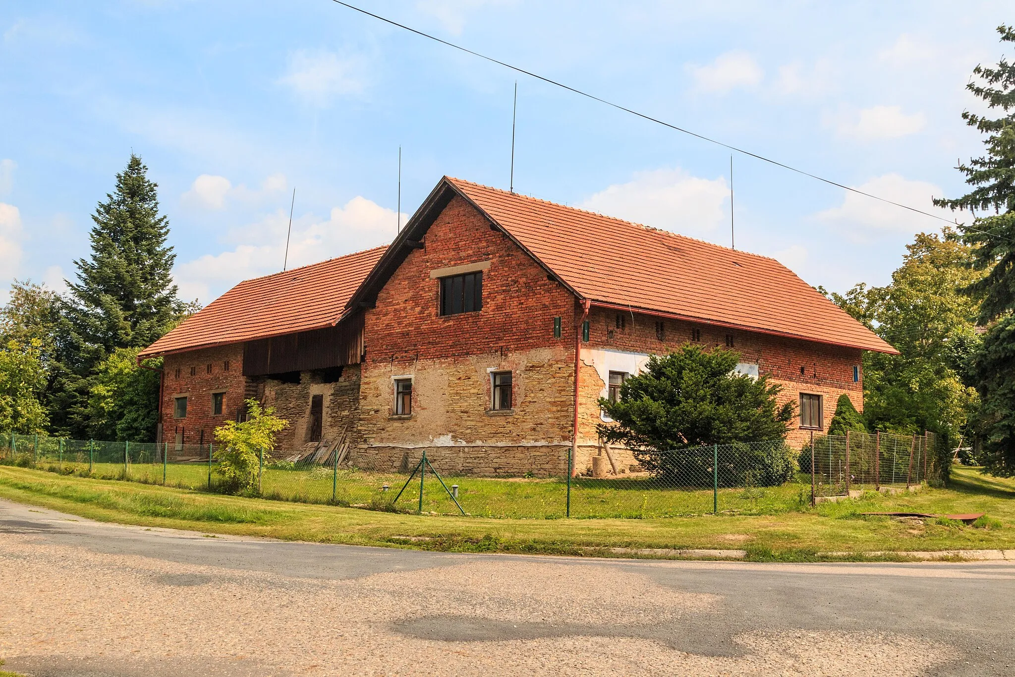 Photo showing: Chlístov u Dobrušky - dům čp. 1