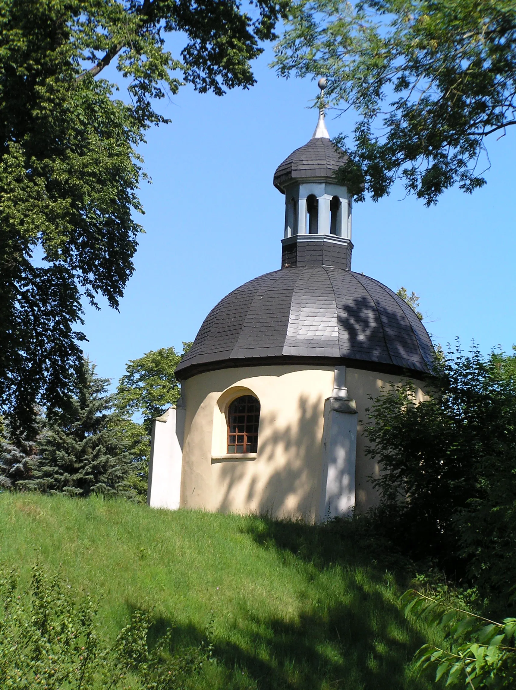 Photo showing: Hoření Starý Dub - kaple Navštívení Panny Marie