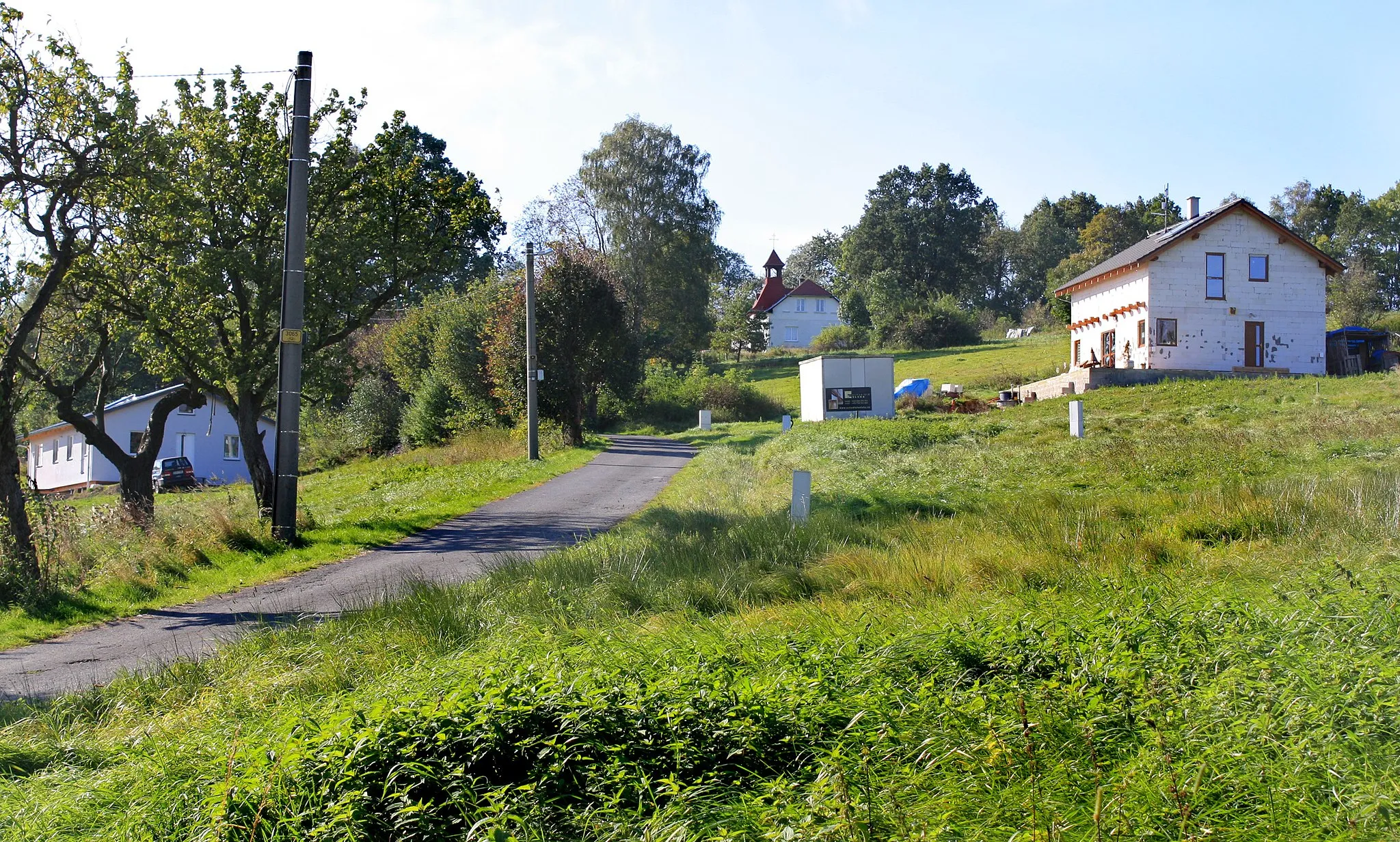 Photo showing: Road to Růžek in Nová Ves, Czech Republic