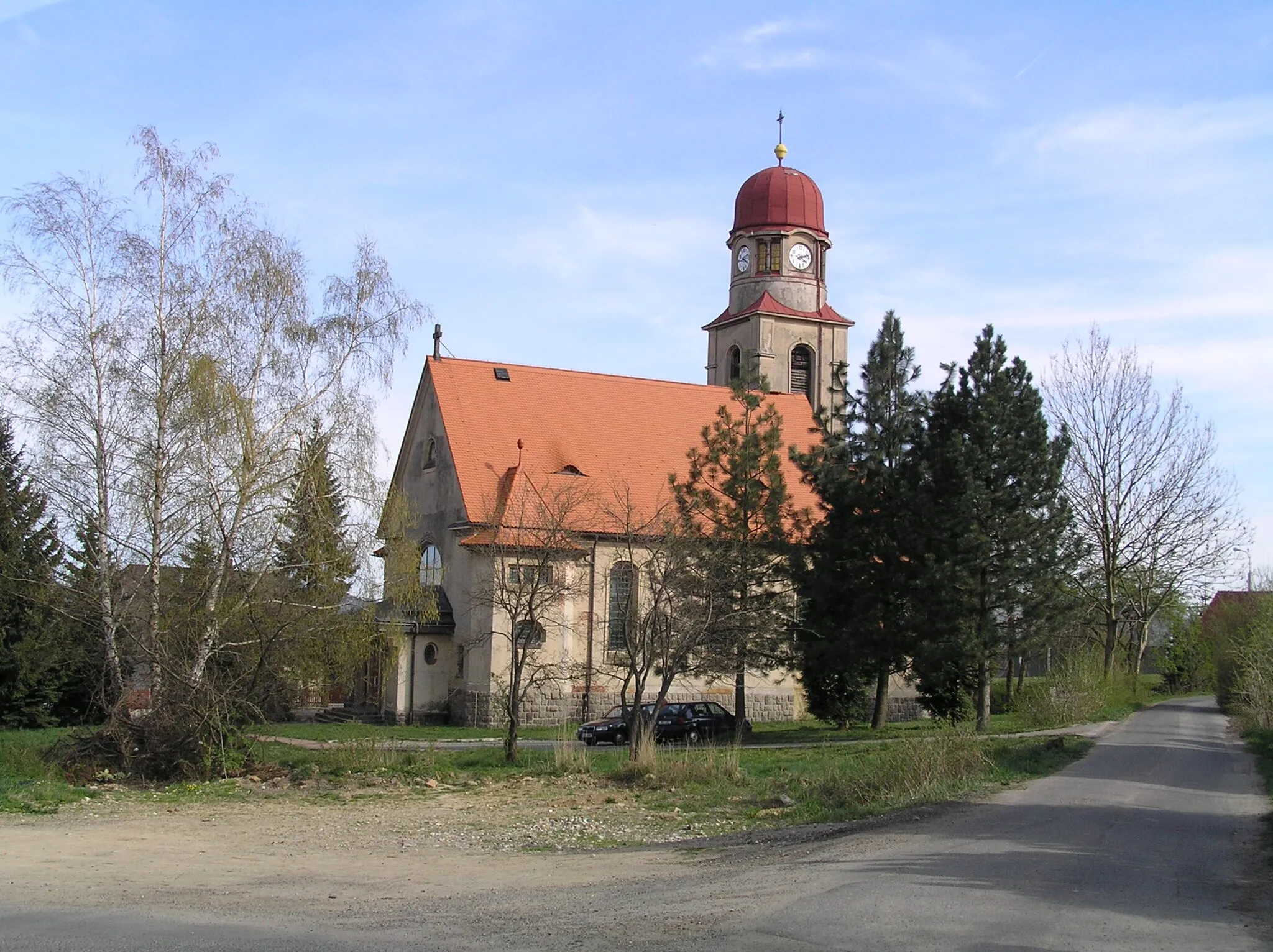 Photo showing: Dolní Hanychov - kostel svatého Bonifáce